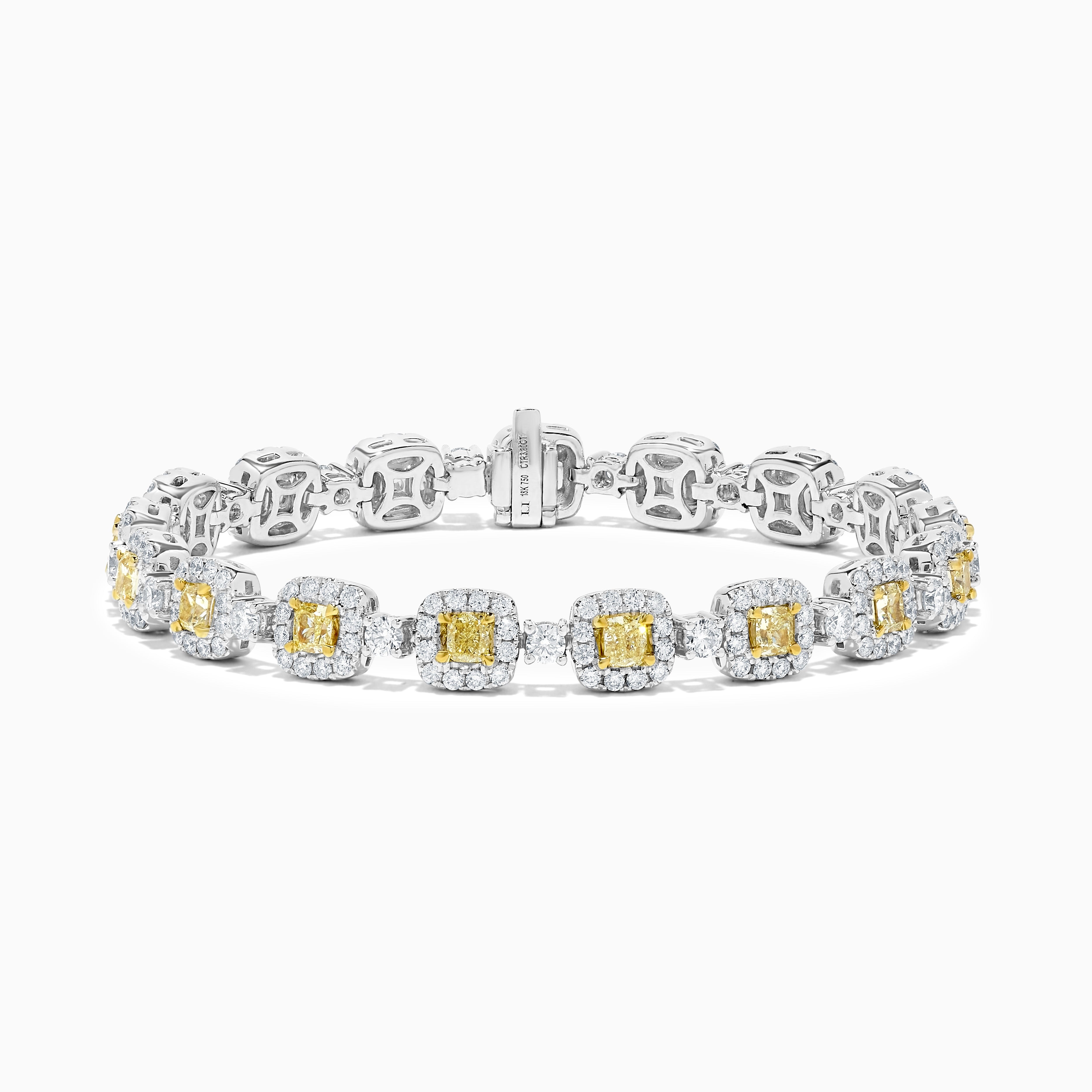 Yellow & White Diamond Bracelet JB0162GH