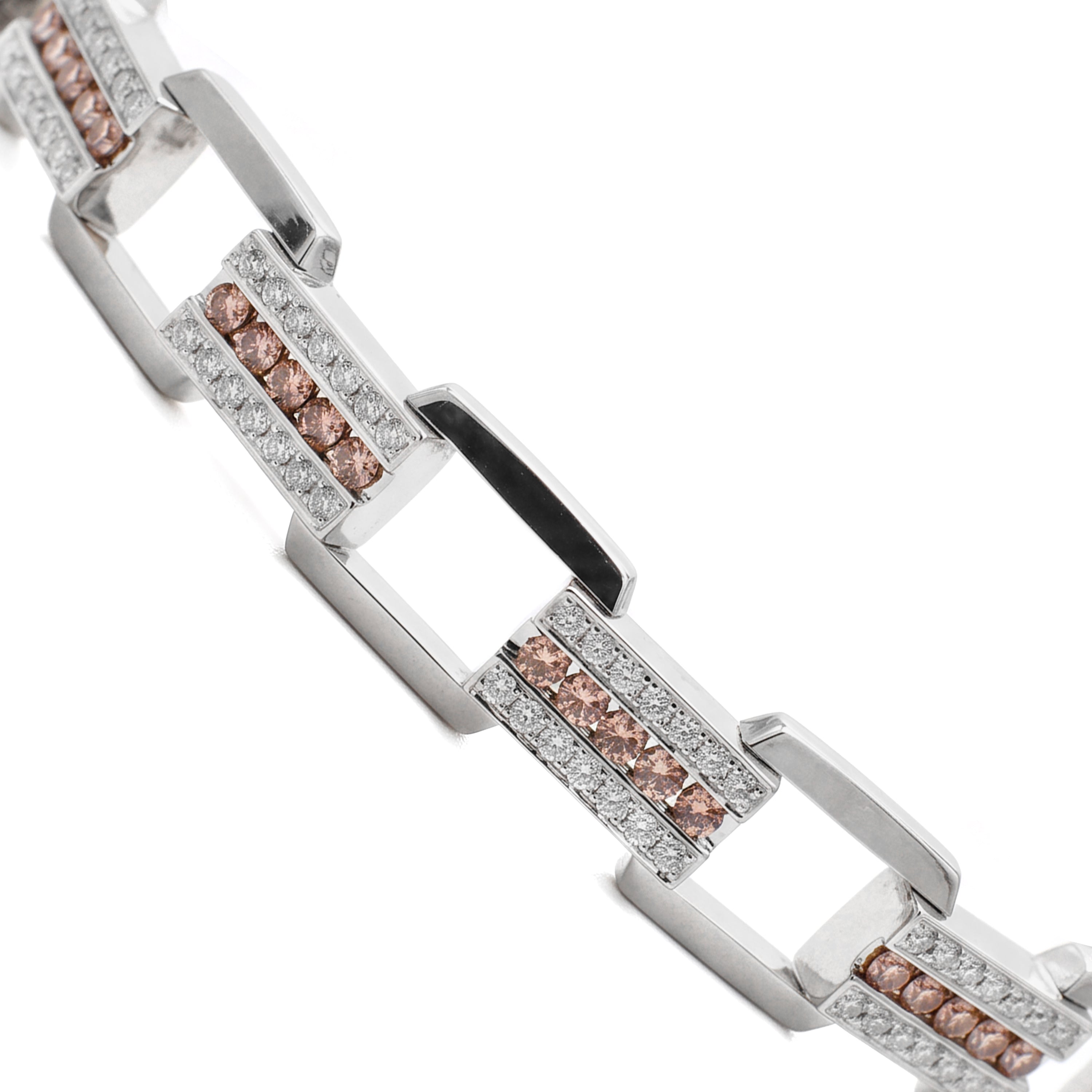 Natural Pink Diamond Bracelet | GIA Certified