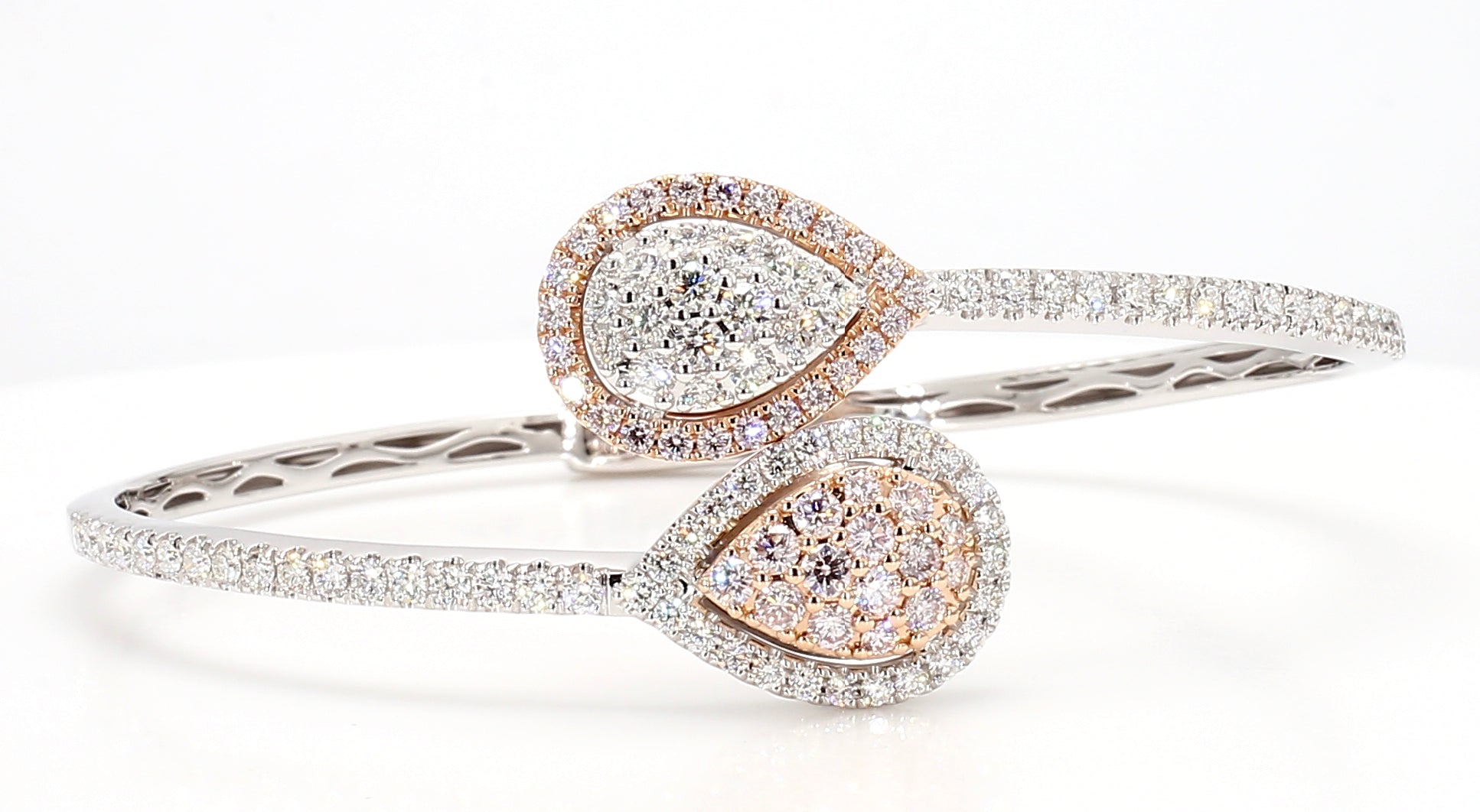 Pink Round Diamond Bracelet JBP068GP