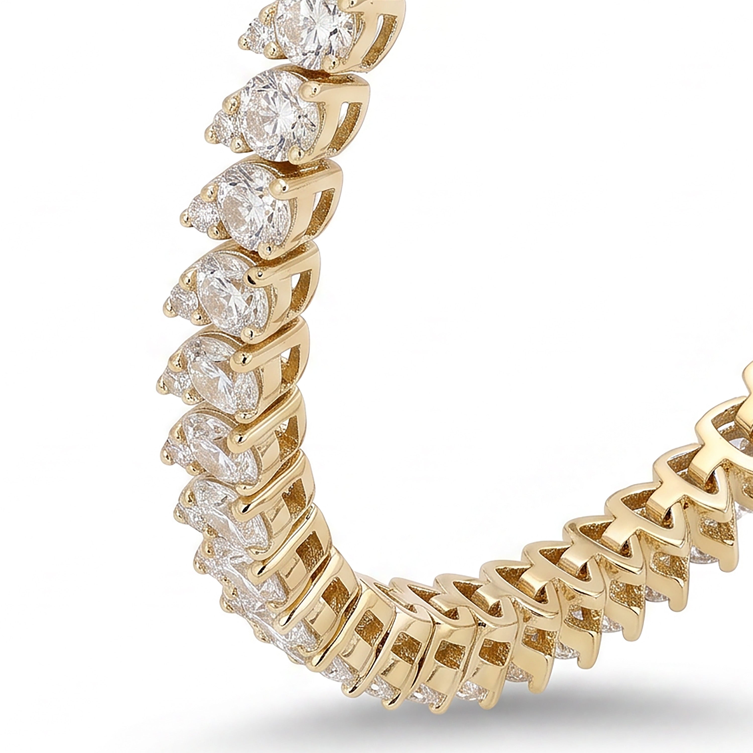 Natural Round Diamond Tennis Bracelet