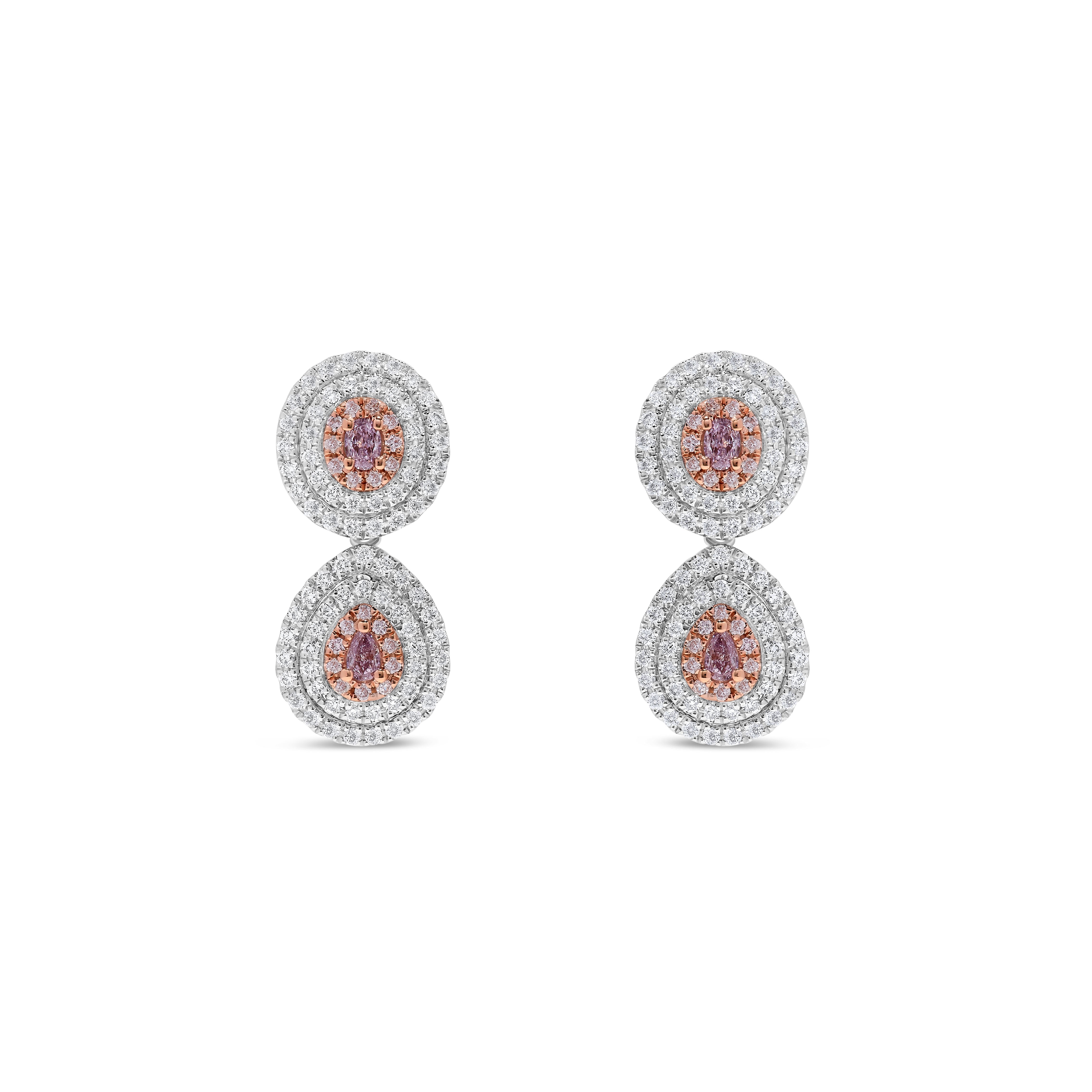 GIA Pink Diamond Earrings JEP079GH