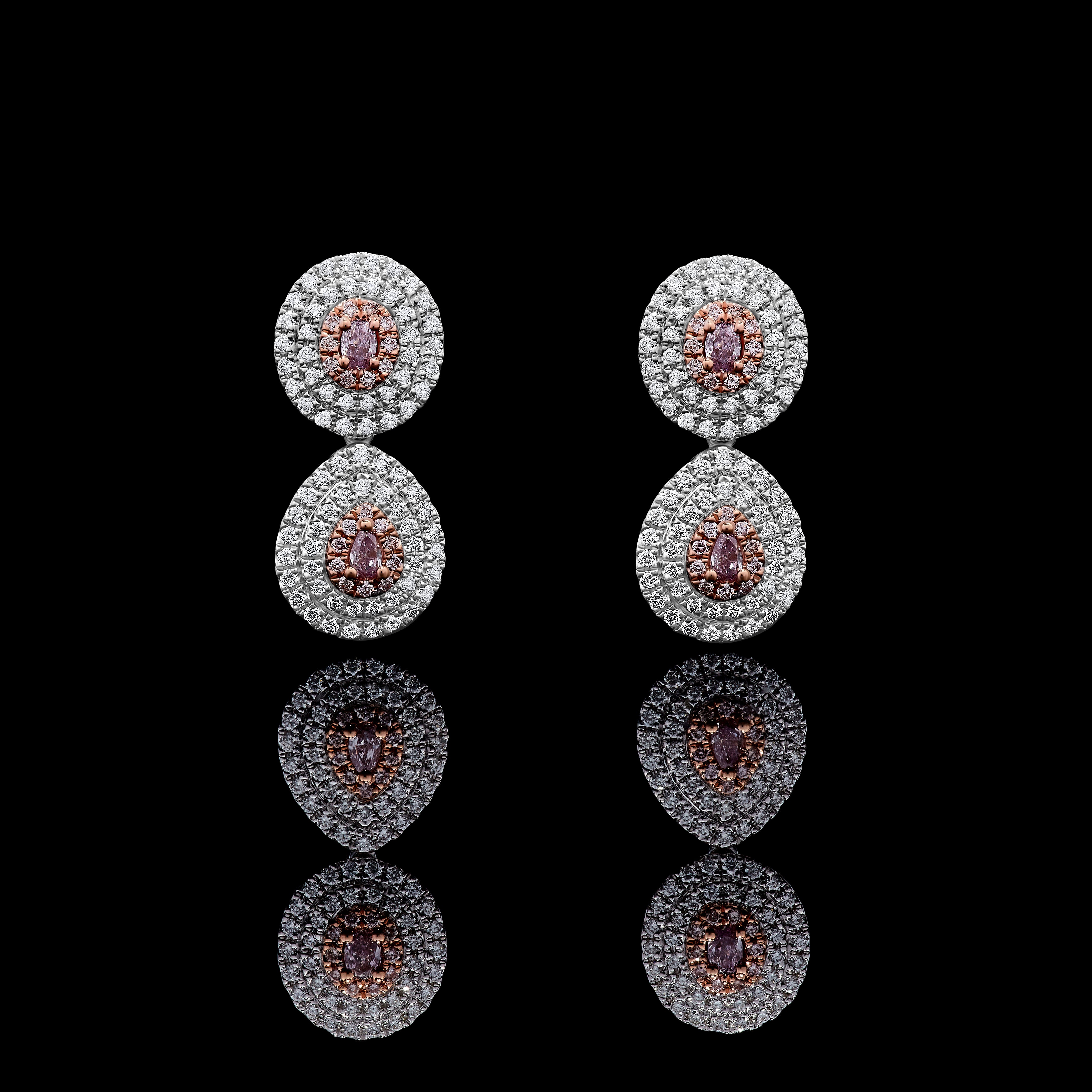 GIA Pink Diamond Earrings JEP079GH