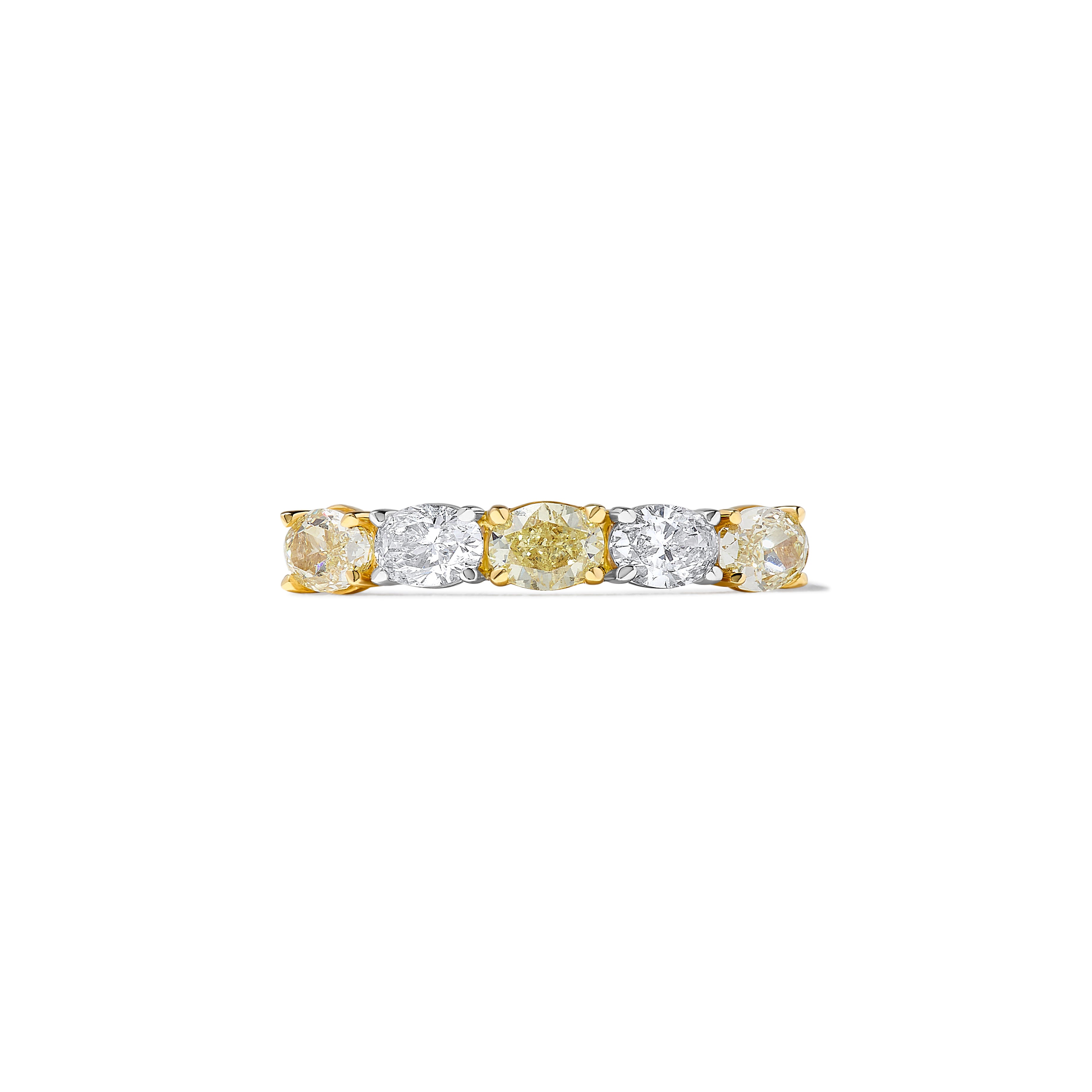 Natural Yellow Oval Diamond Ring product image 1
