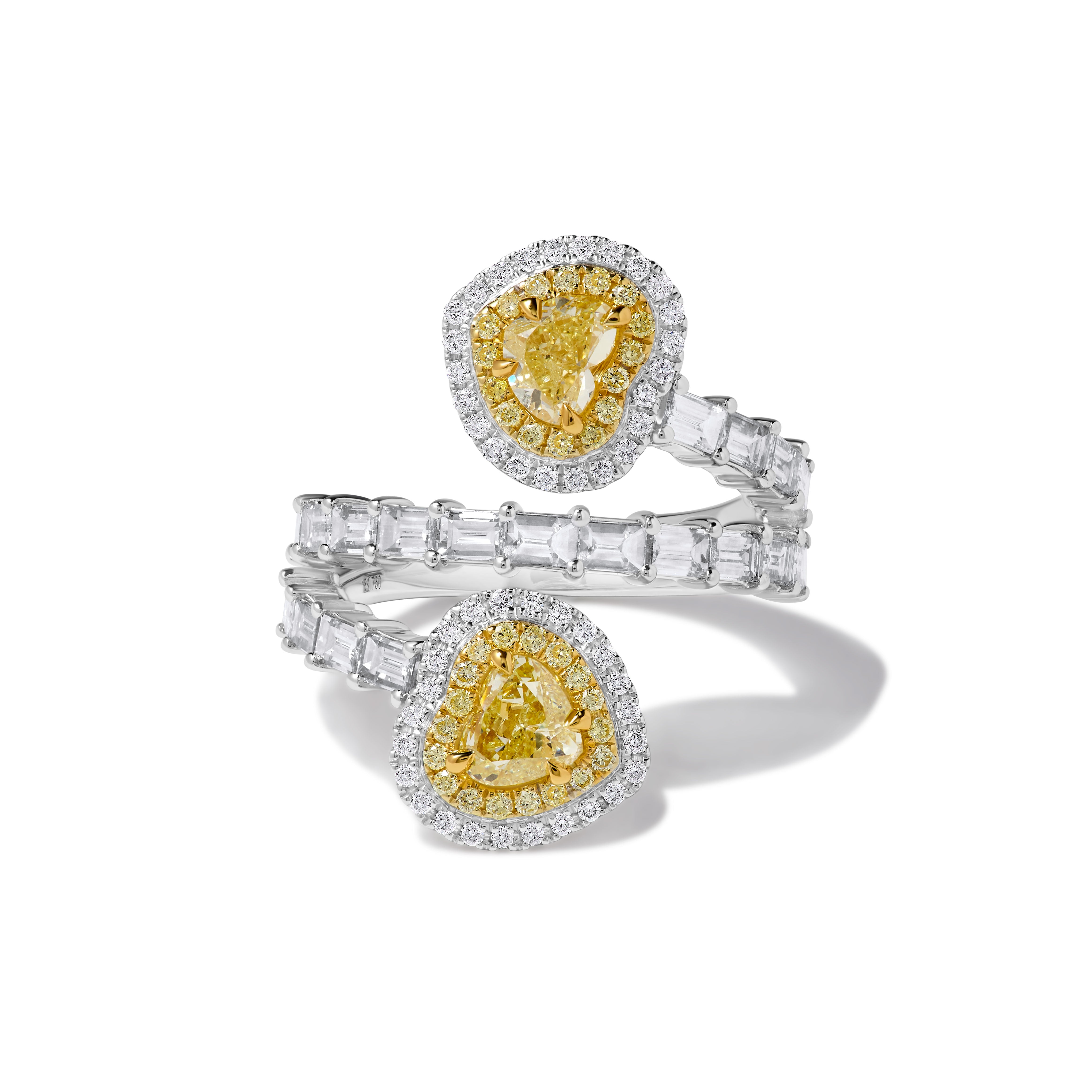 GIA Yellow Heart Cut Diamond Ring JR01251H