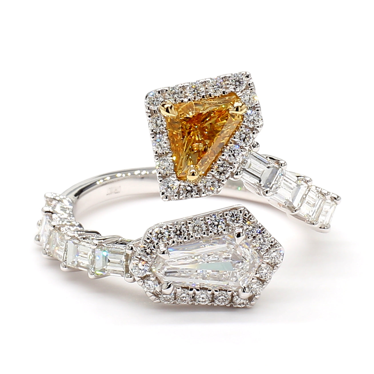 Gia Yellow Shield Diamond Ring JR0C013H