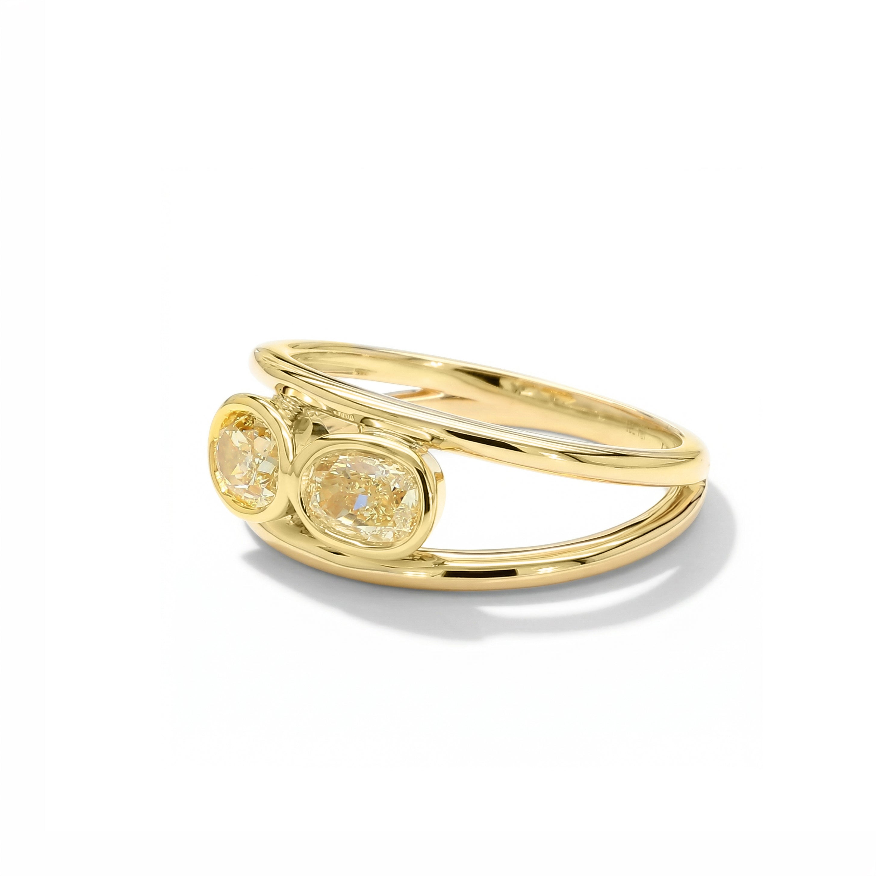 Natural Yellow Diamond Ring | GIA Certified