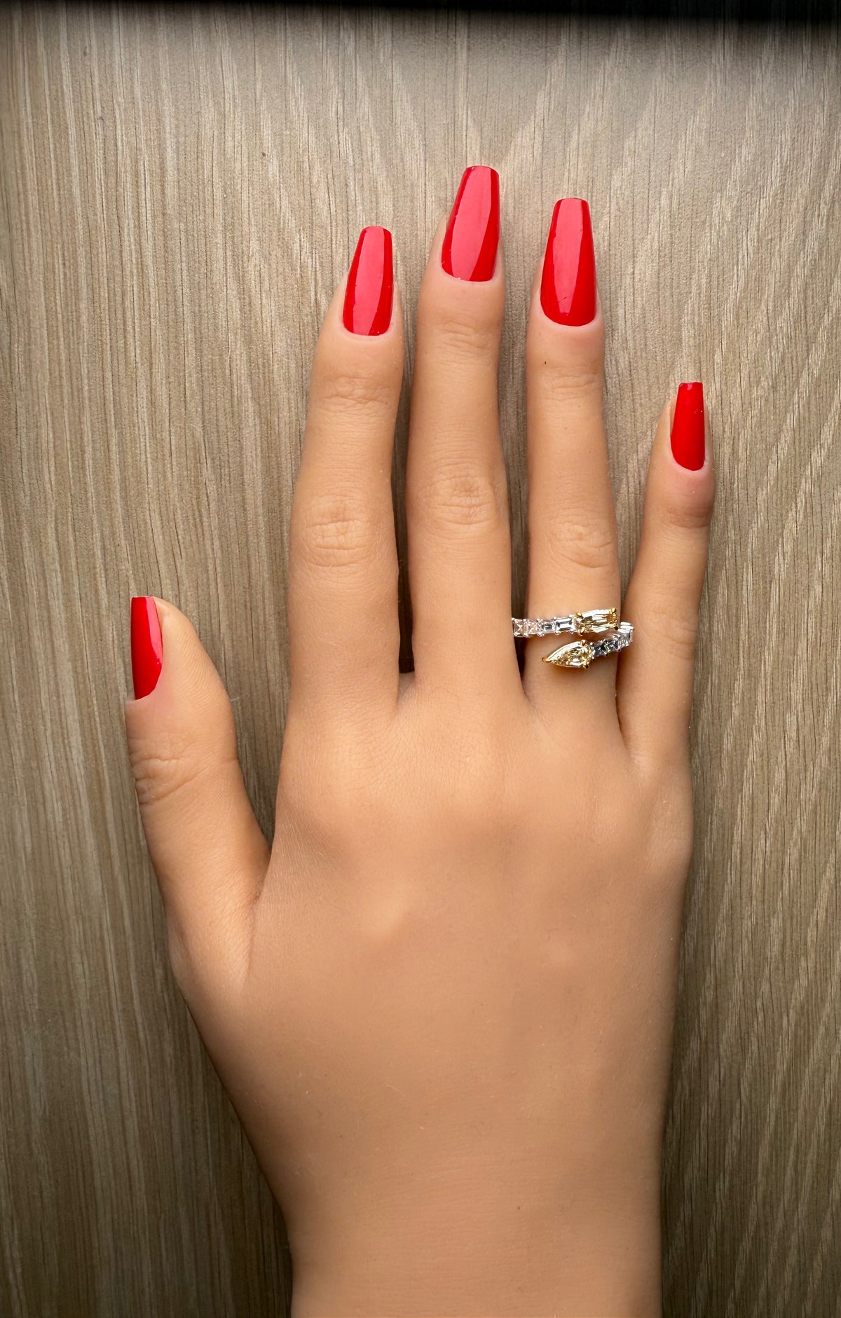 Natural Brown Kite Diamond Ring | GIA Certified