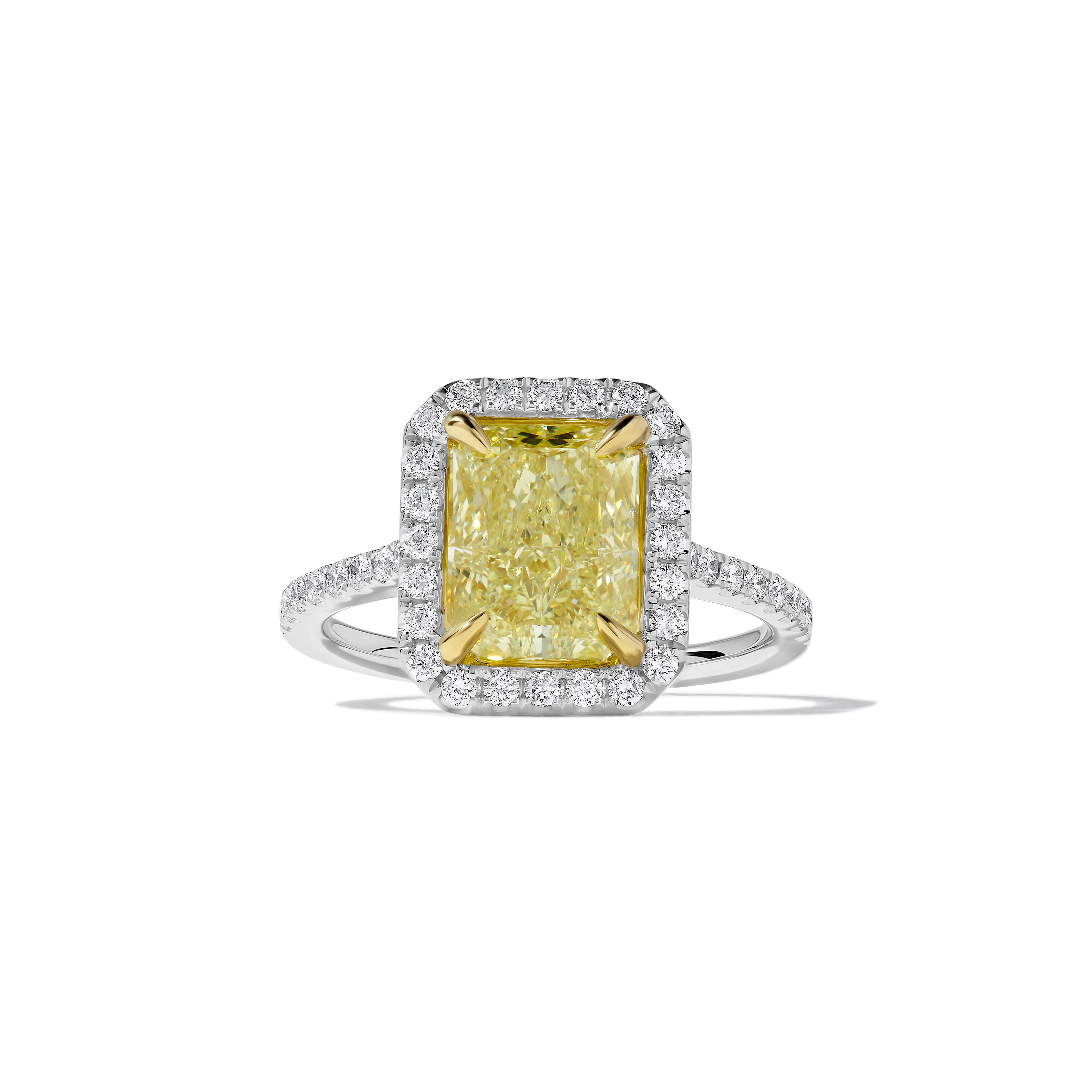 GIA Yellow Radiant Cut Diamond Ring JR3P50GH