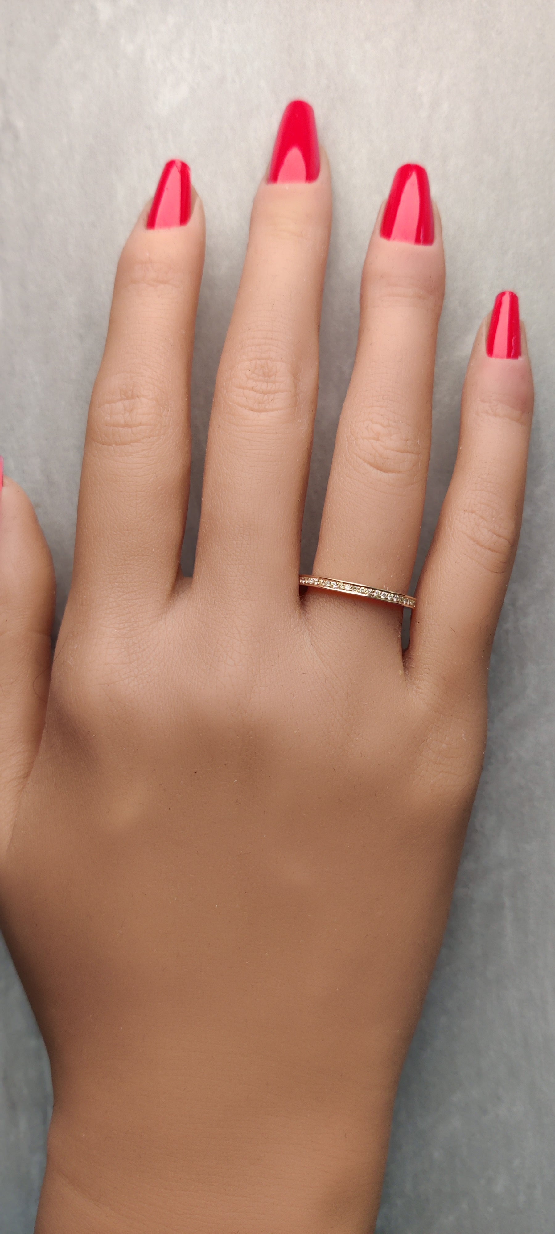 Natural Yellow Round Diamond Ring