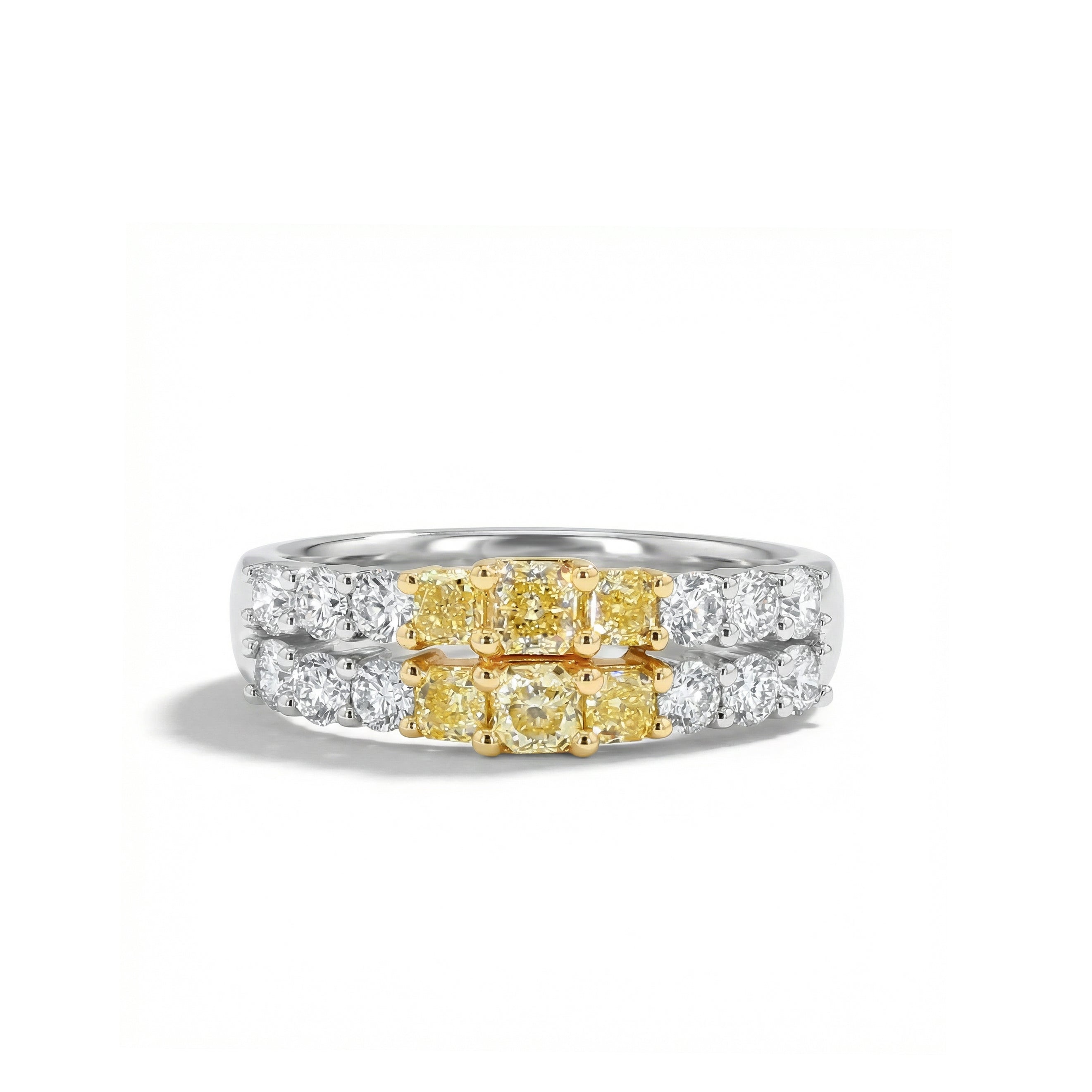 Natural Radiant Yellow Diamond Band product image 1