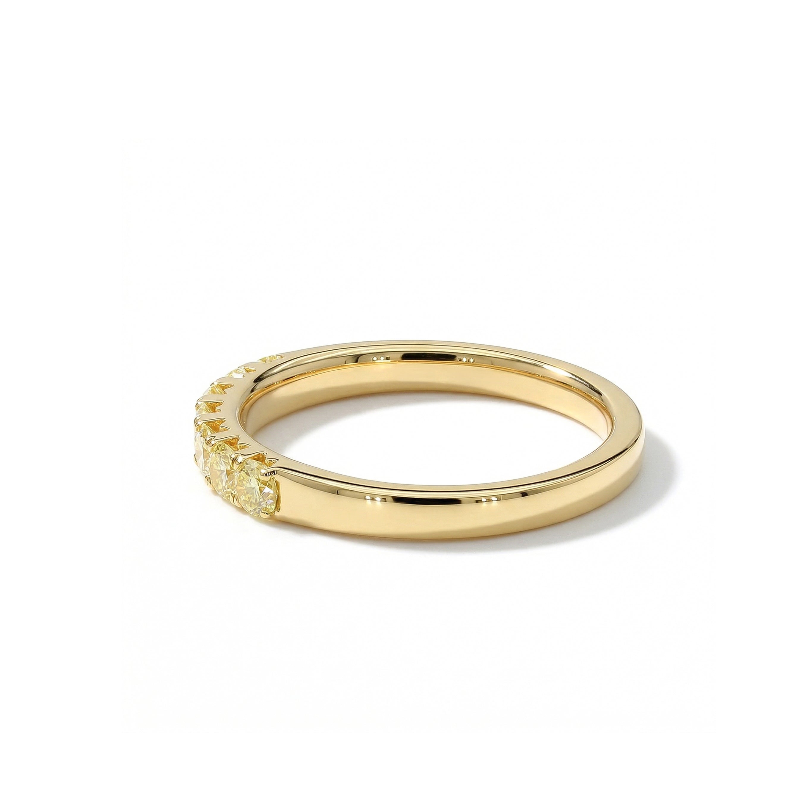 Natural Yellow Radiant Diamond Band product image 2