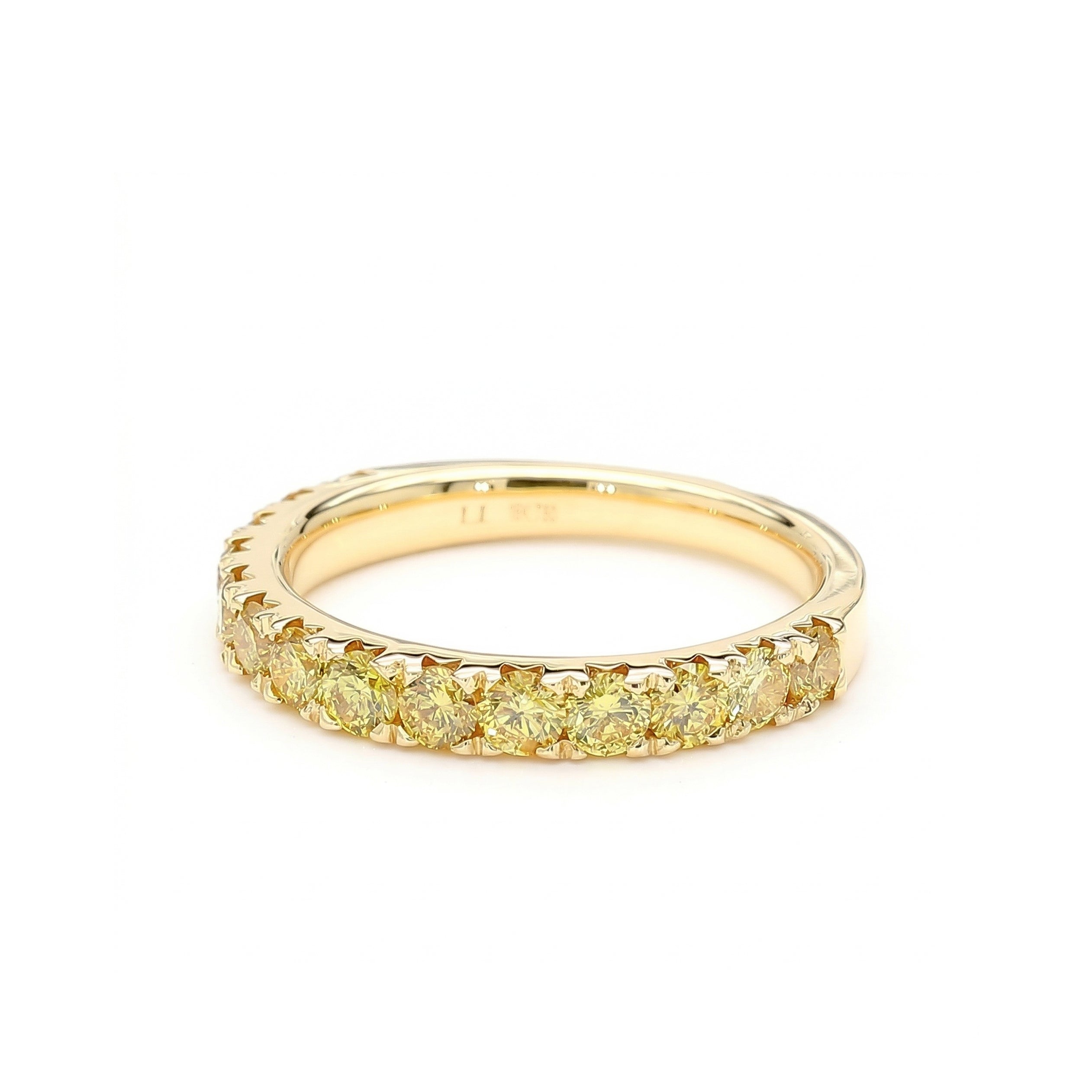 Natural Yellow Diamond Band product image 2