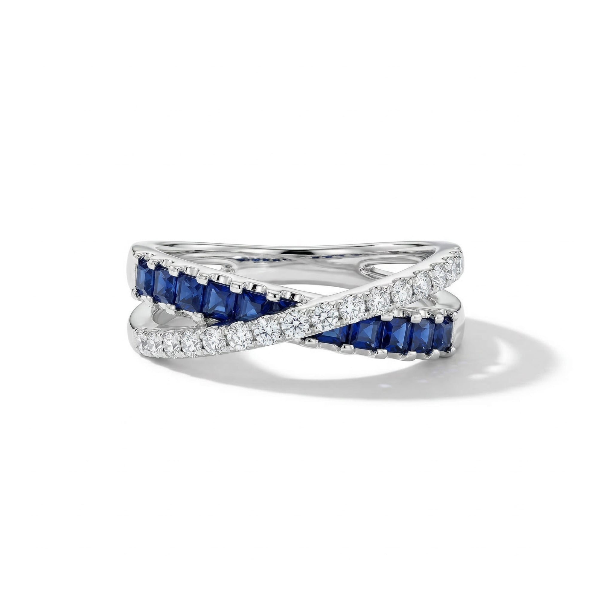 Natural Princess Sapphire & Diamond Band product image 1
