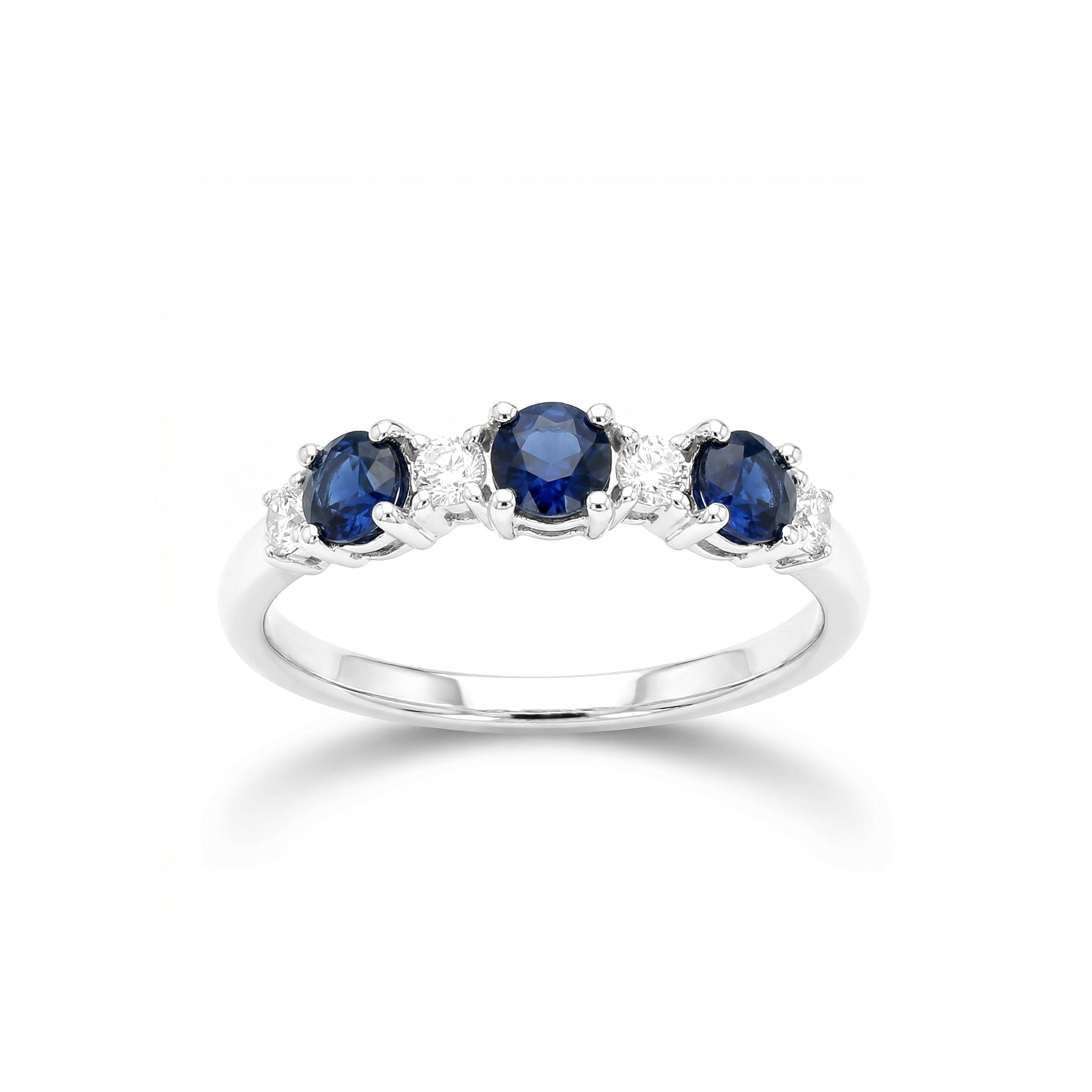 Natural Sapphire & Diamond Band product image 2