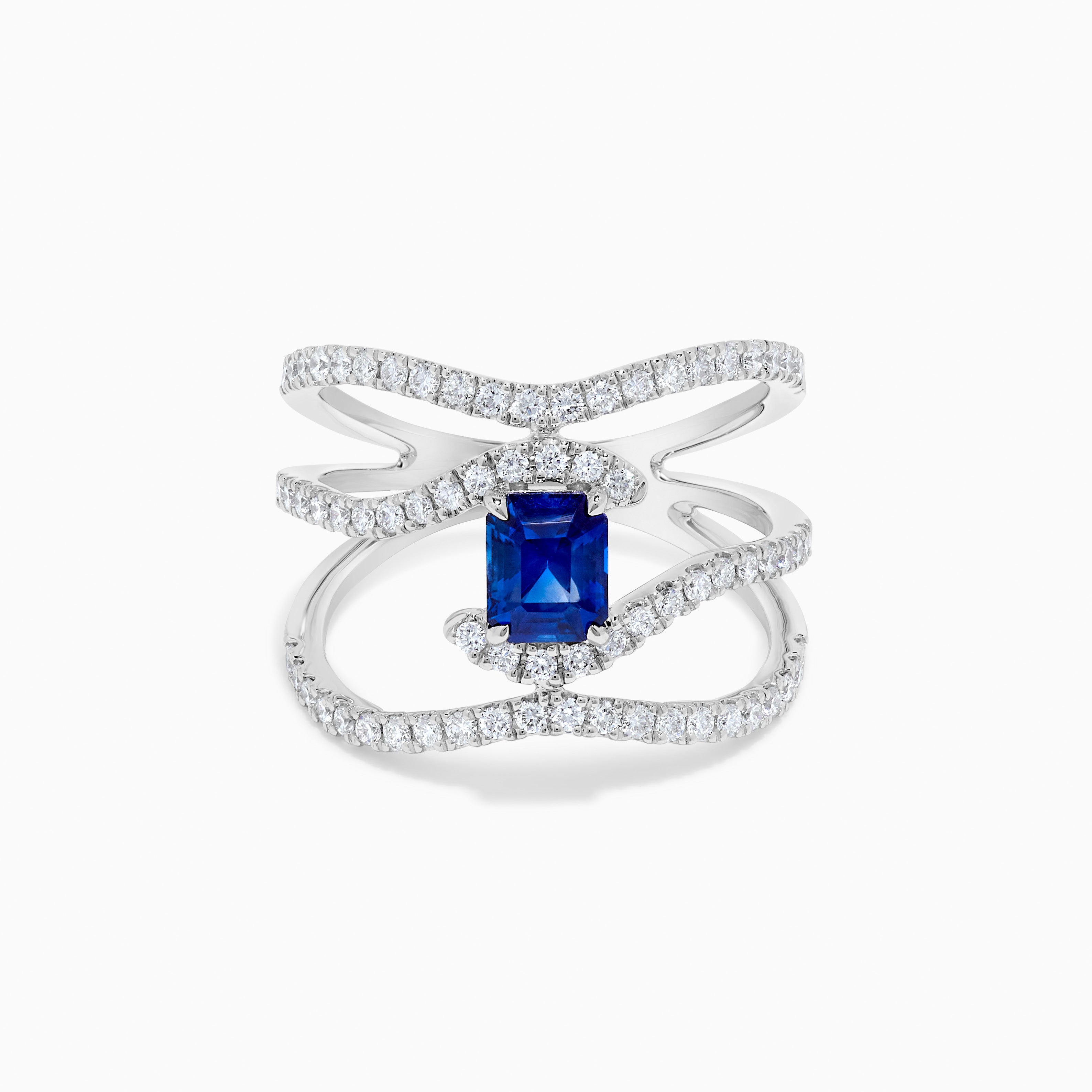 Radiant Sapphire & Diamond Ring JRC170GP