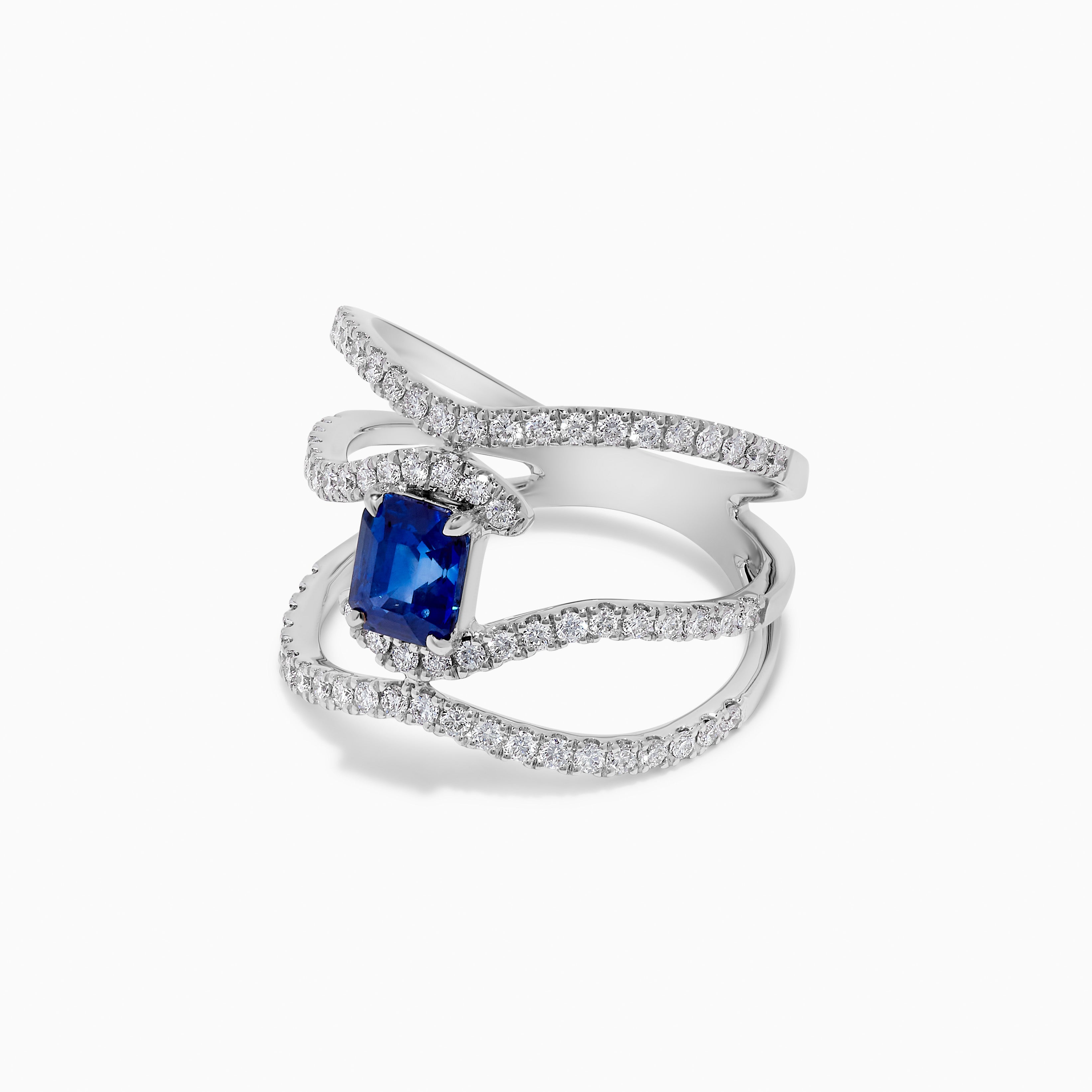 Radiant Sapphire & Diamond Ring JRC170GP