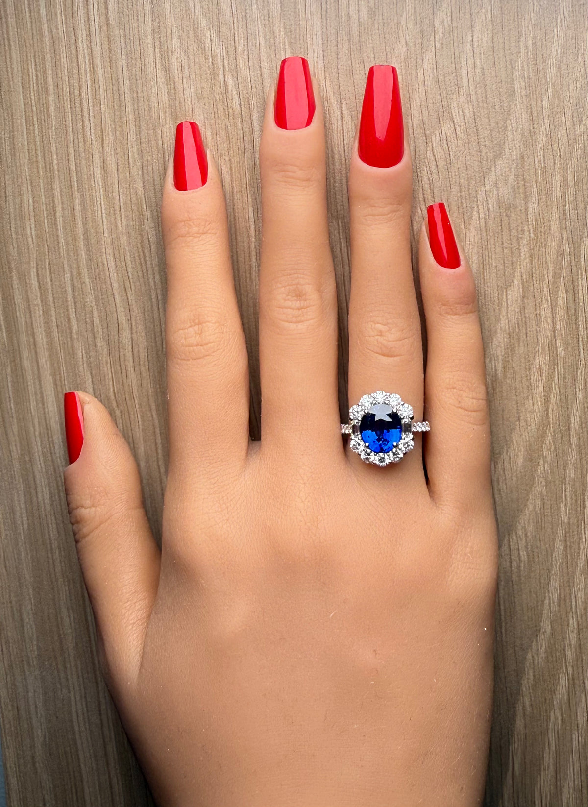 Natural Blue Diamond Ring | GIA Certified