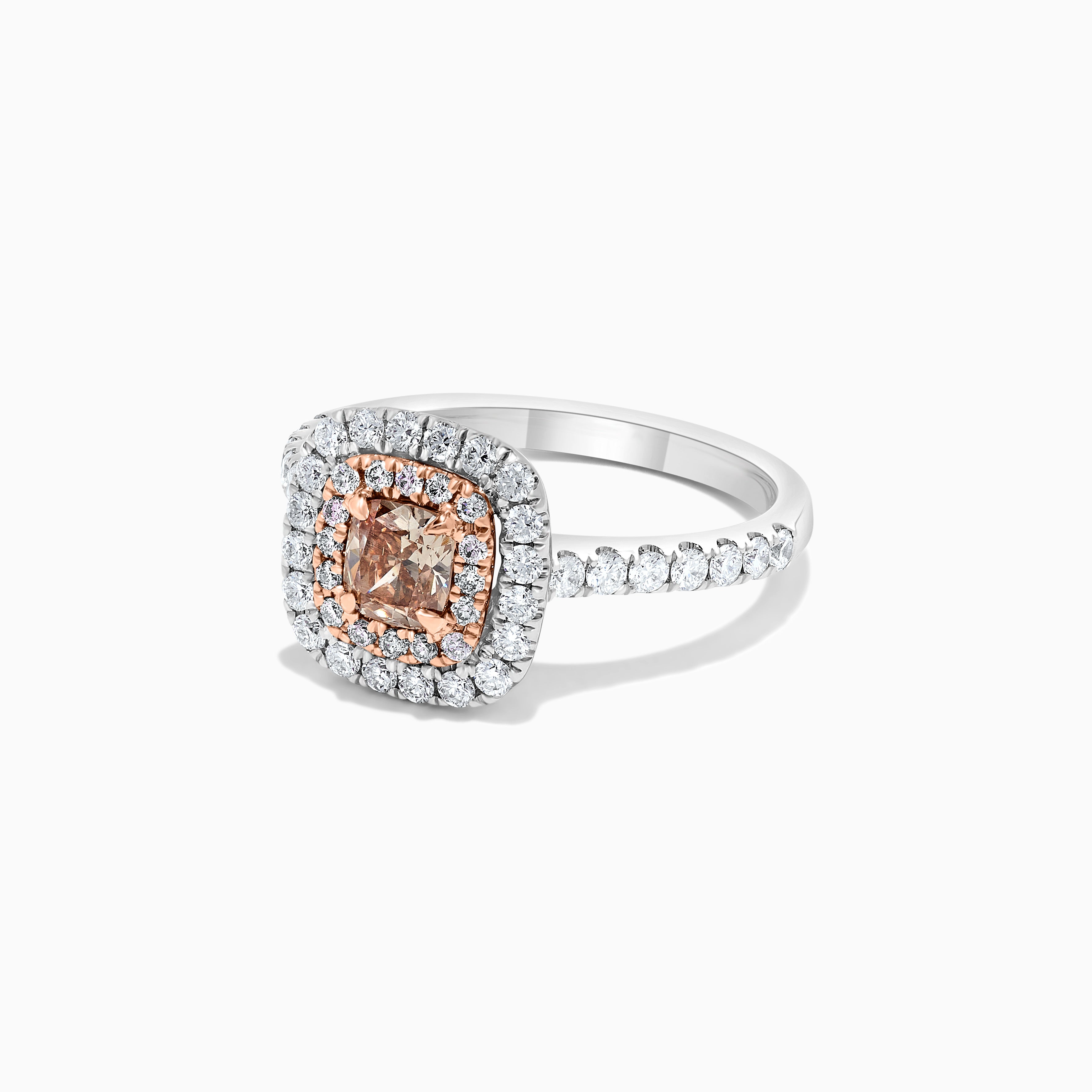 Pink Cushion Cut Diamond Ring JRP0198H
