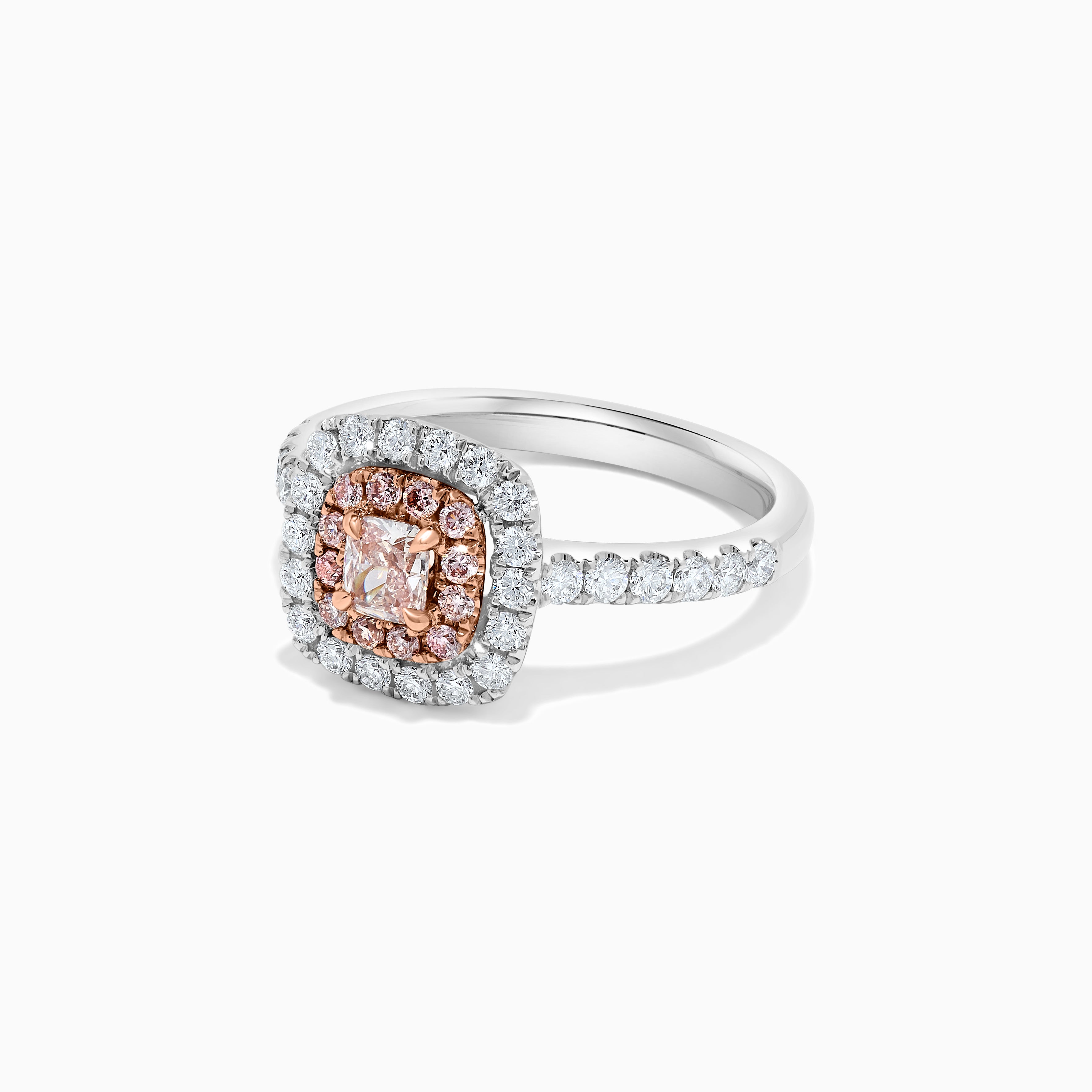 Pink Radiant Cut Diamond Ring JRP0205H
