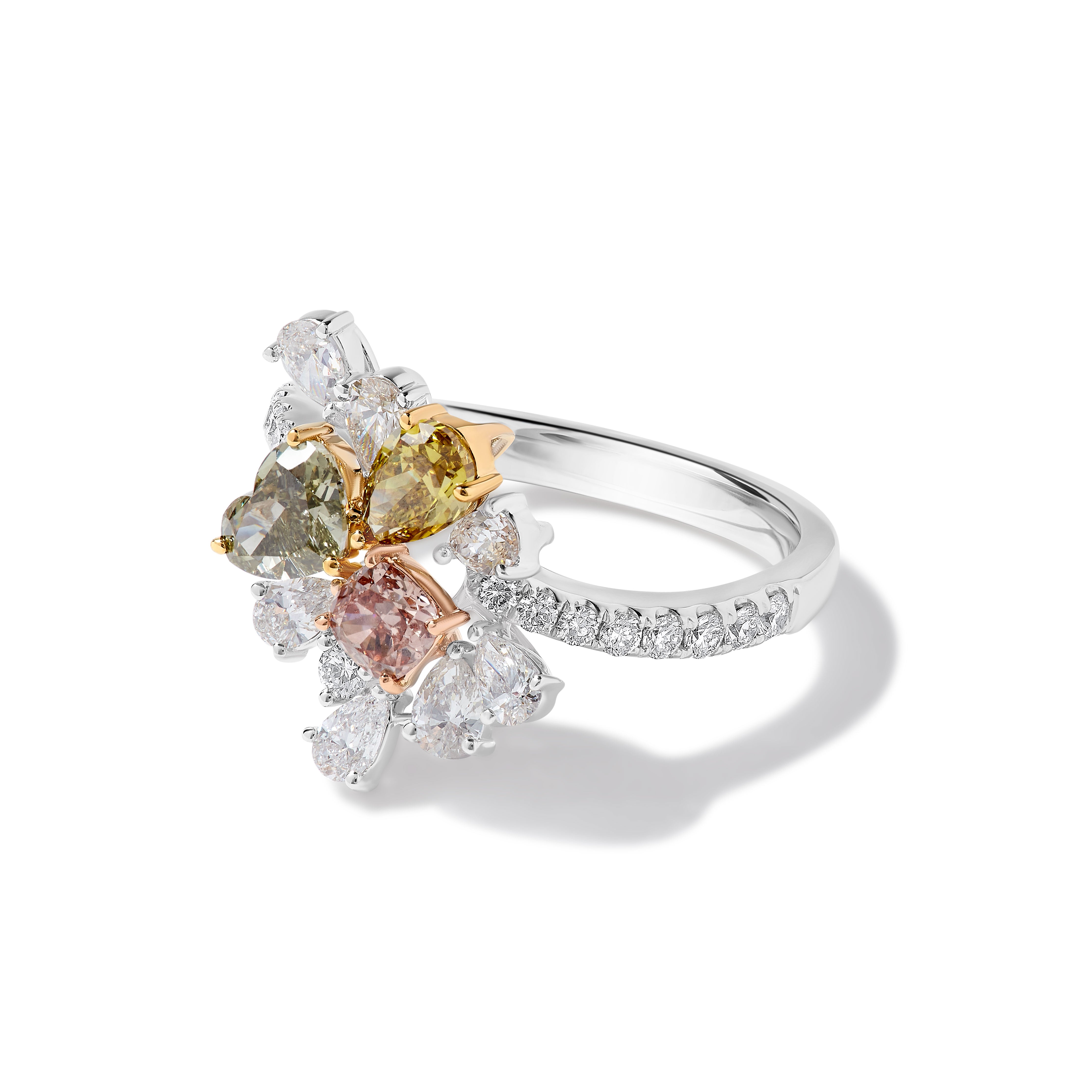 GIA Mix Fancy Colored Diamond Ring JRP0286H
