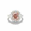 Natural Pink Cushion Diamond Ring | GIA Certified product image 1