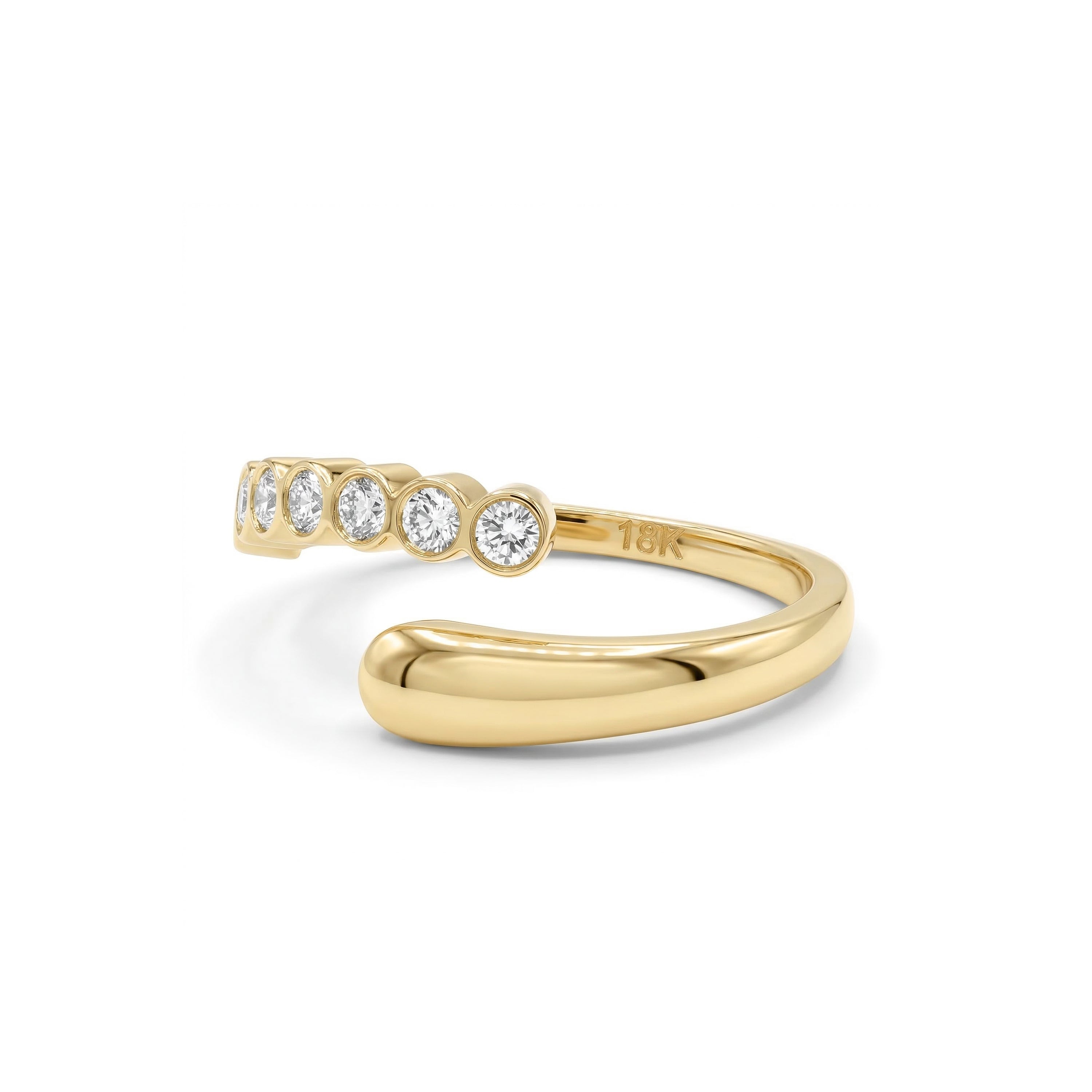 Natural Diamond Bezel Crossover Band product image 2