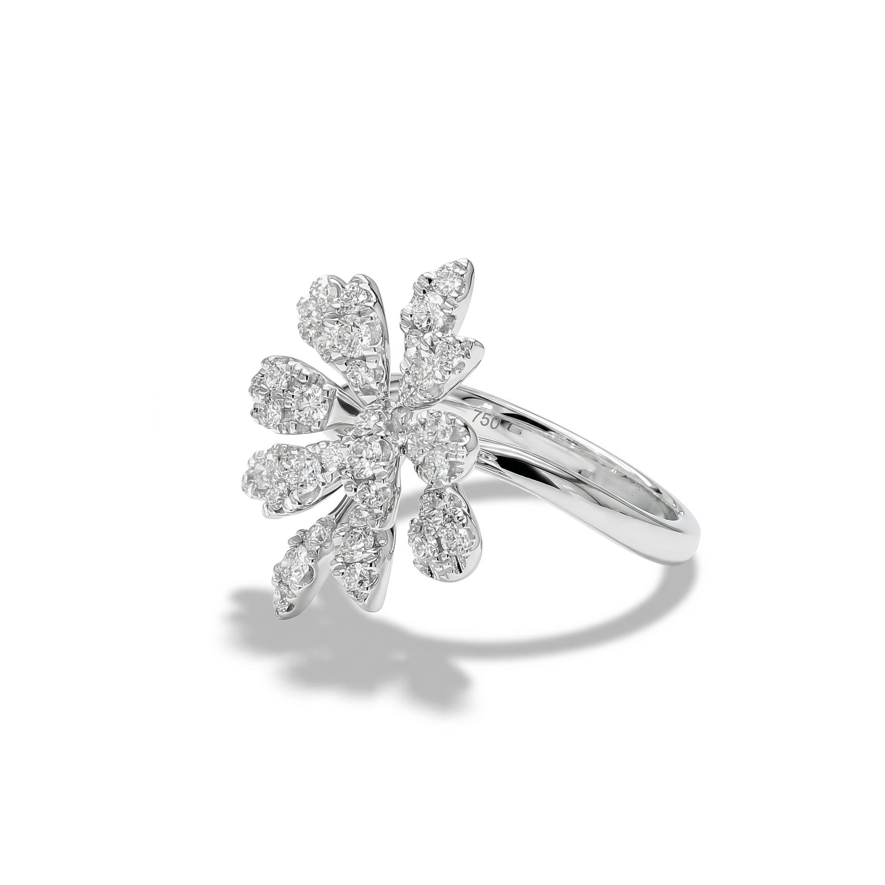 Natural Diamond Floral Ring product image 2