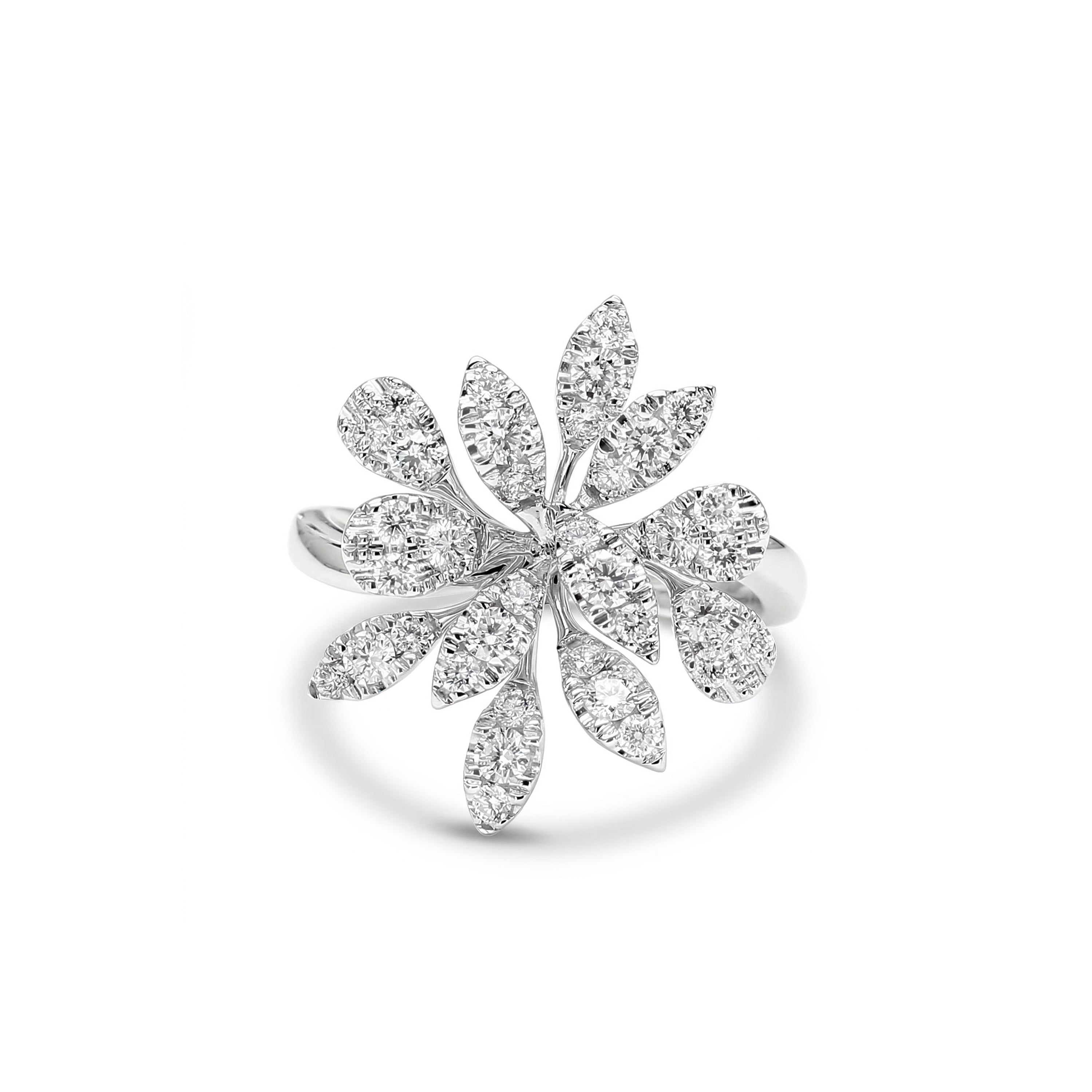 Natural Diamond Floral Ring product image 1