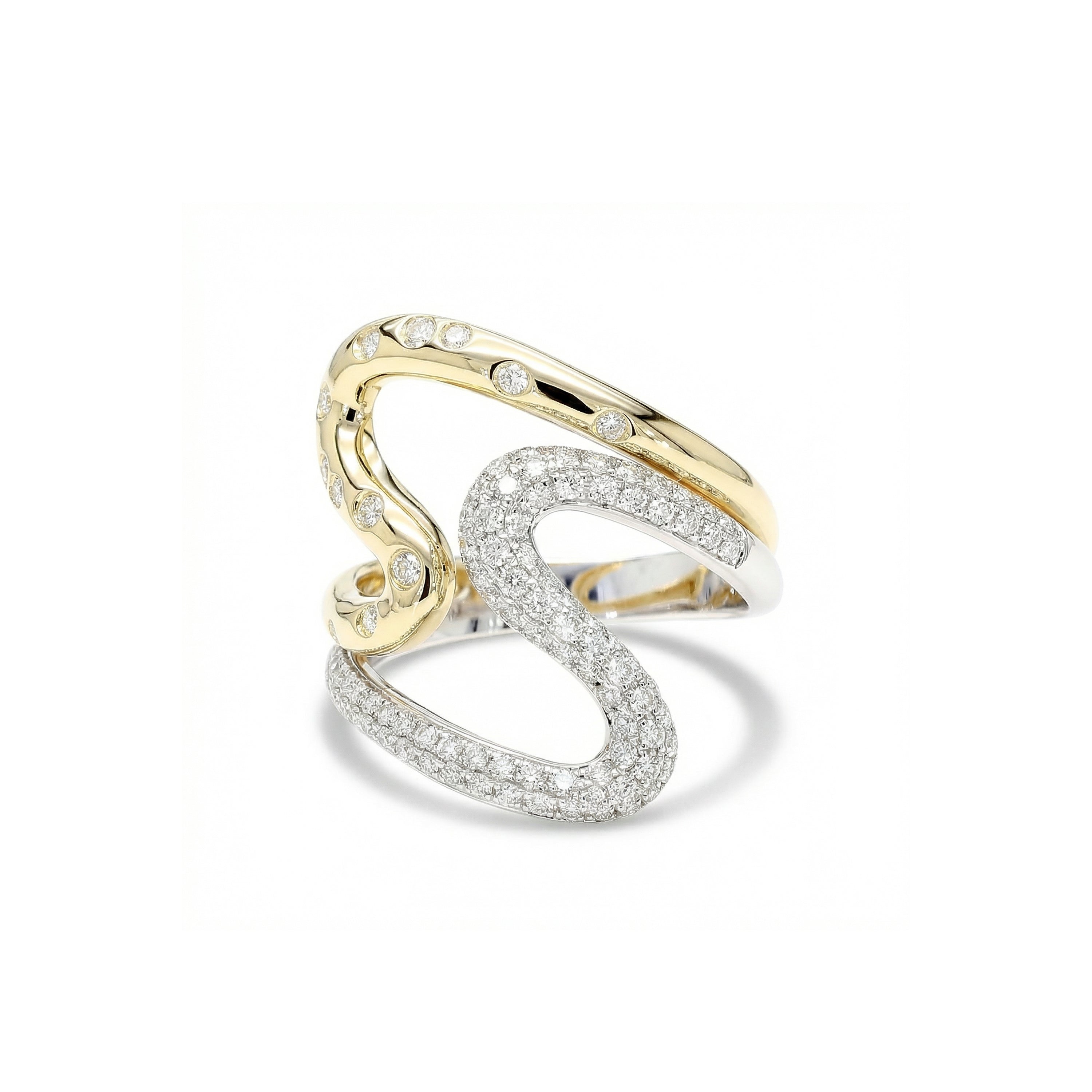 Natural Diamond Pavé S Ring product image 2