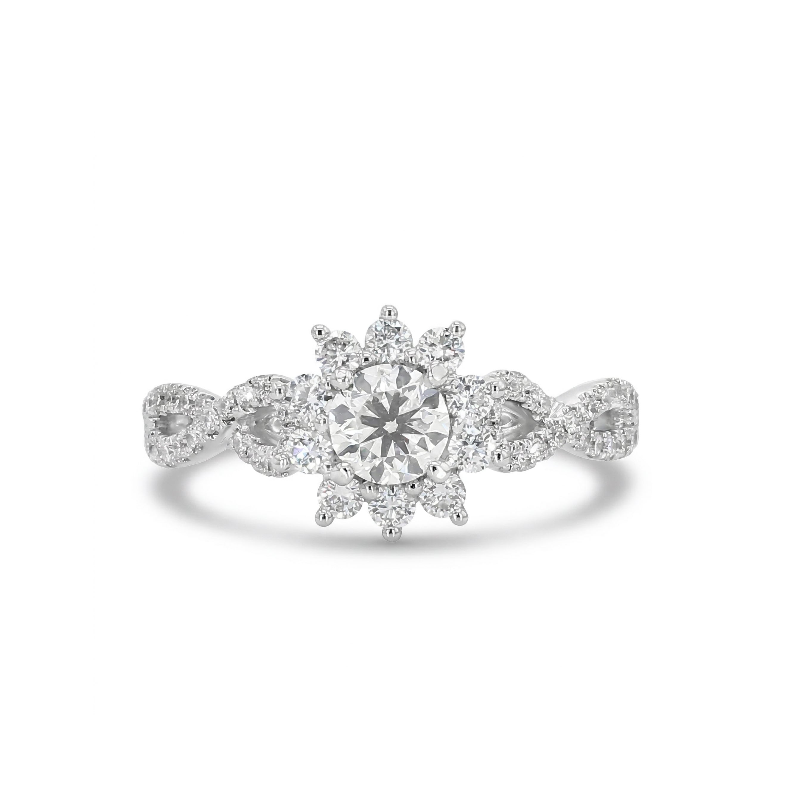Natural Diamond Starlight Halo Ring product image 1