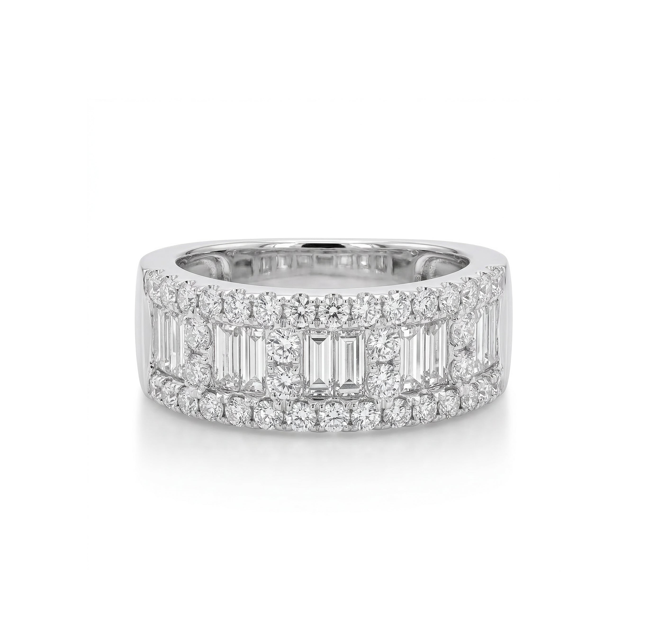 Natural Baguette Diamond Band product image 1