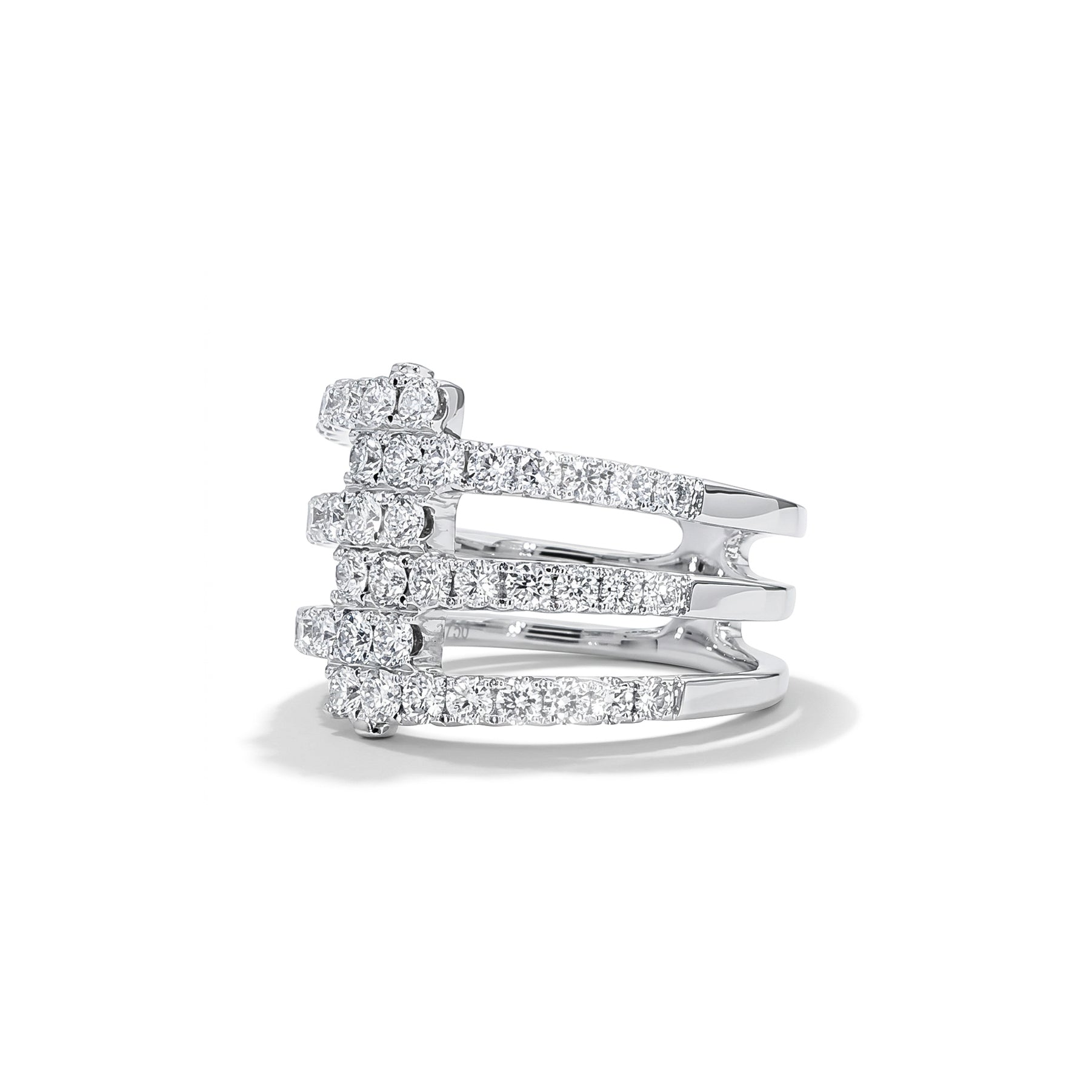 Natural Diamond Spiral Ring product image 2