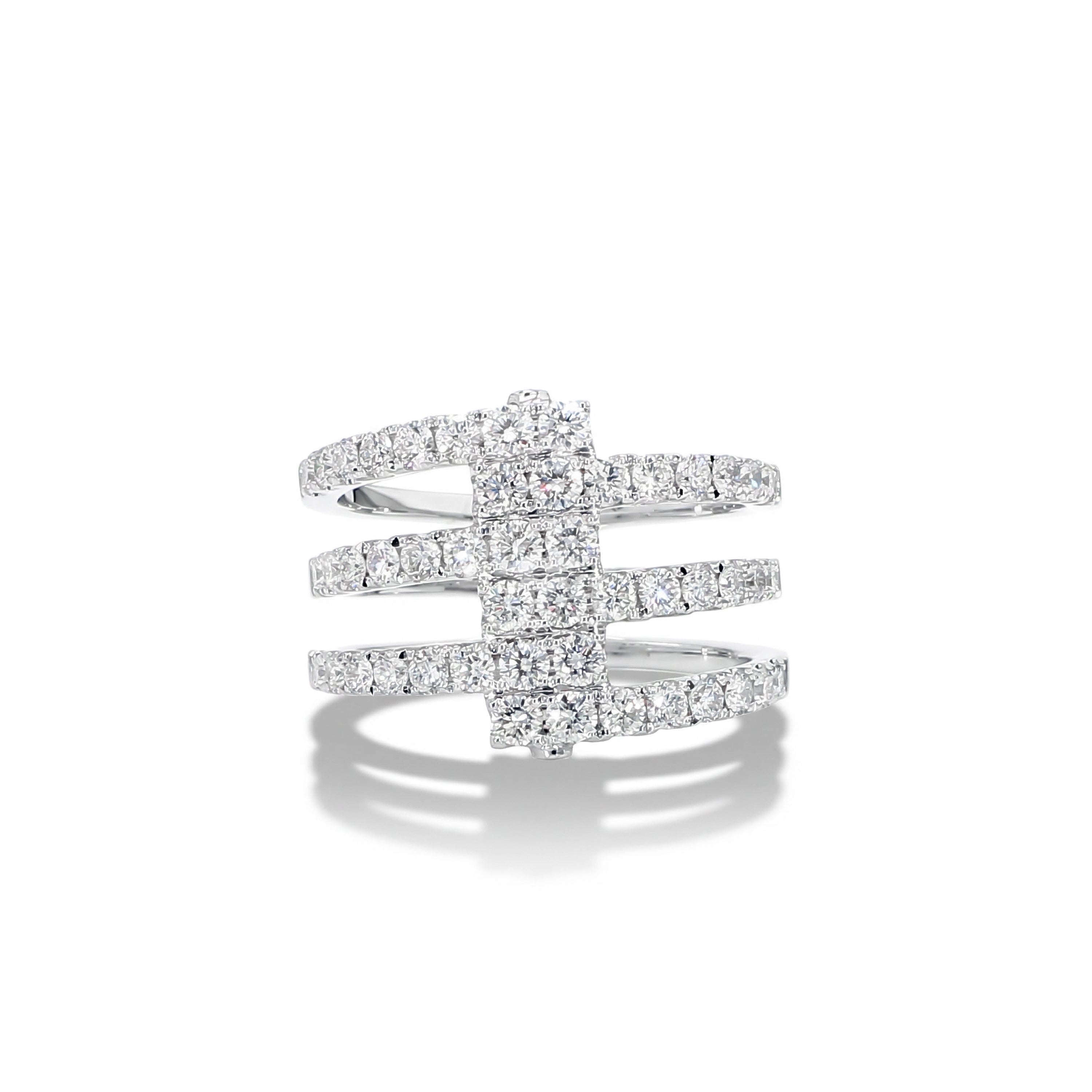 Natural Diamond Spiral Ring product image 1