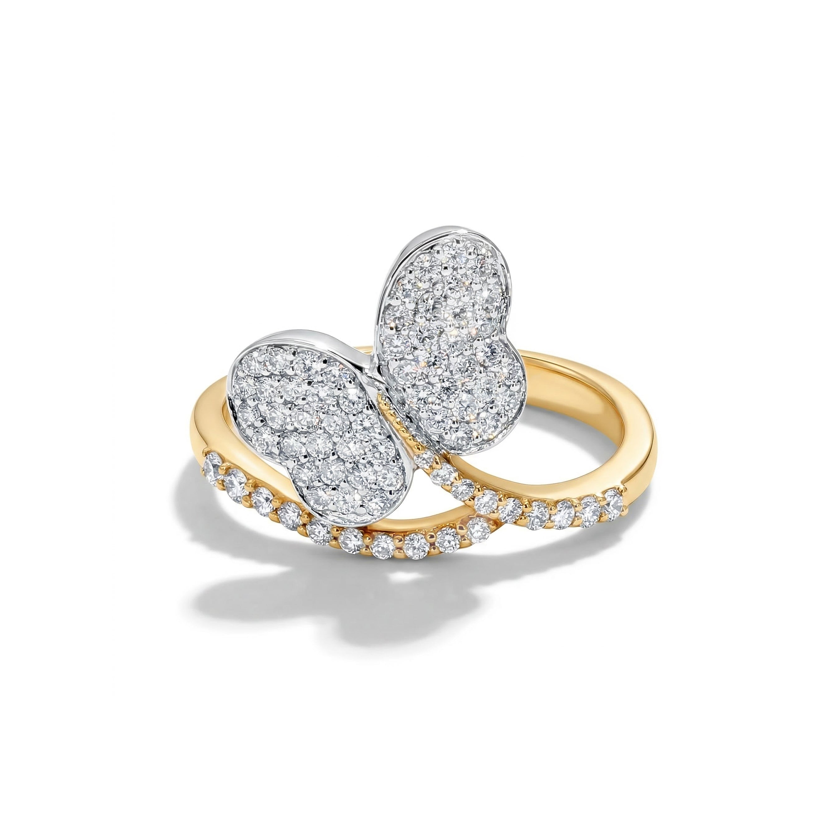 Natural Diamond Butterfly Ring product image 1