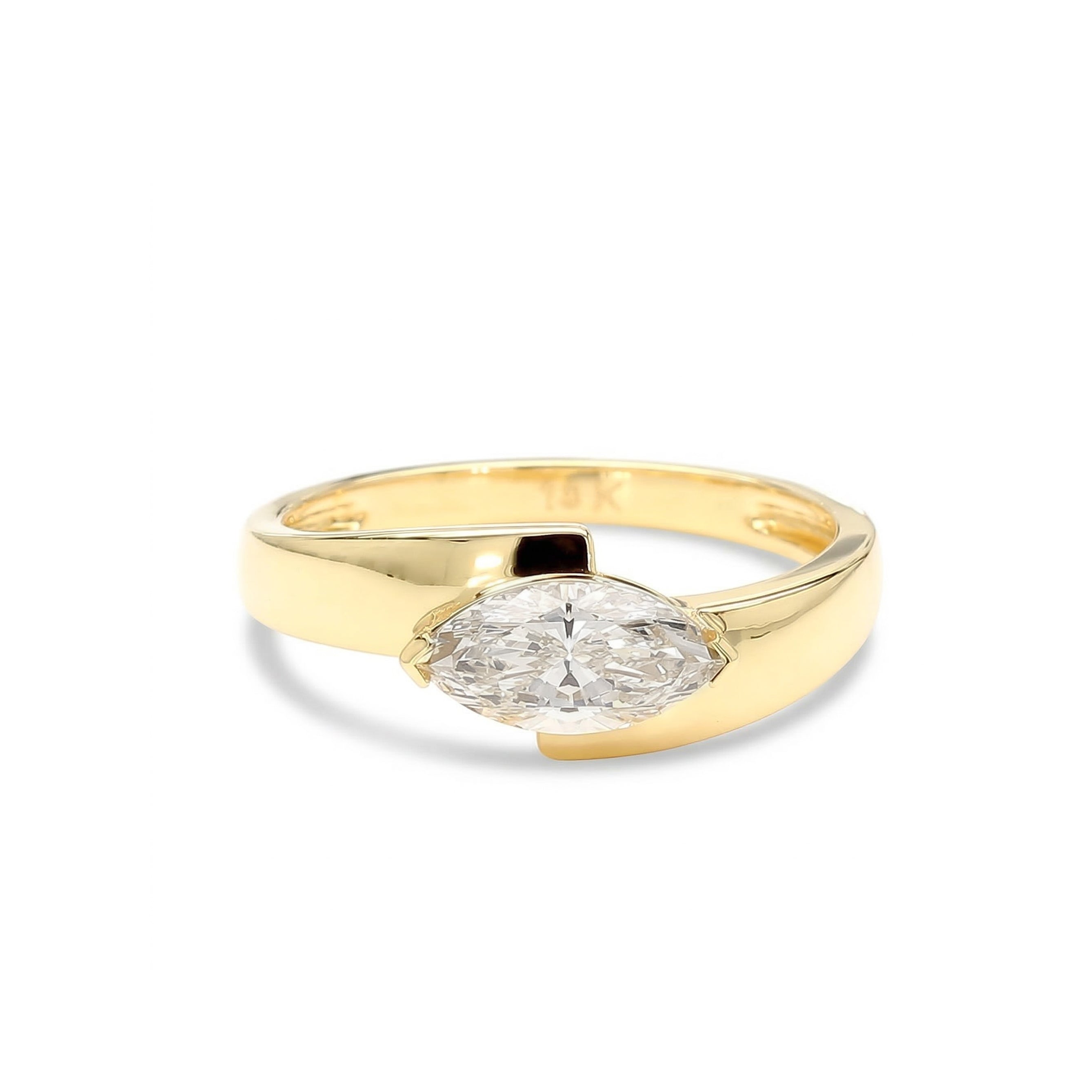 Natural Marquise East West Diamond Ring product image 1