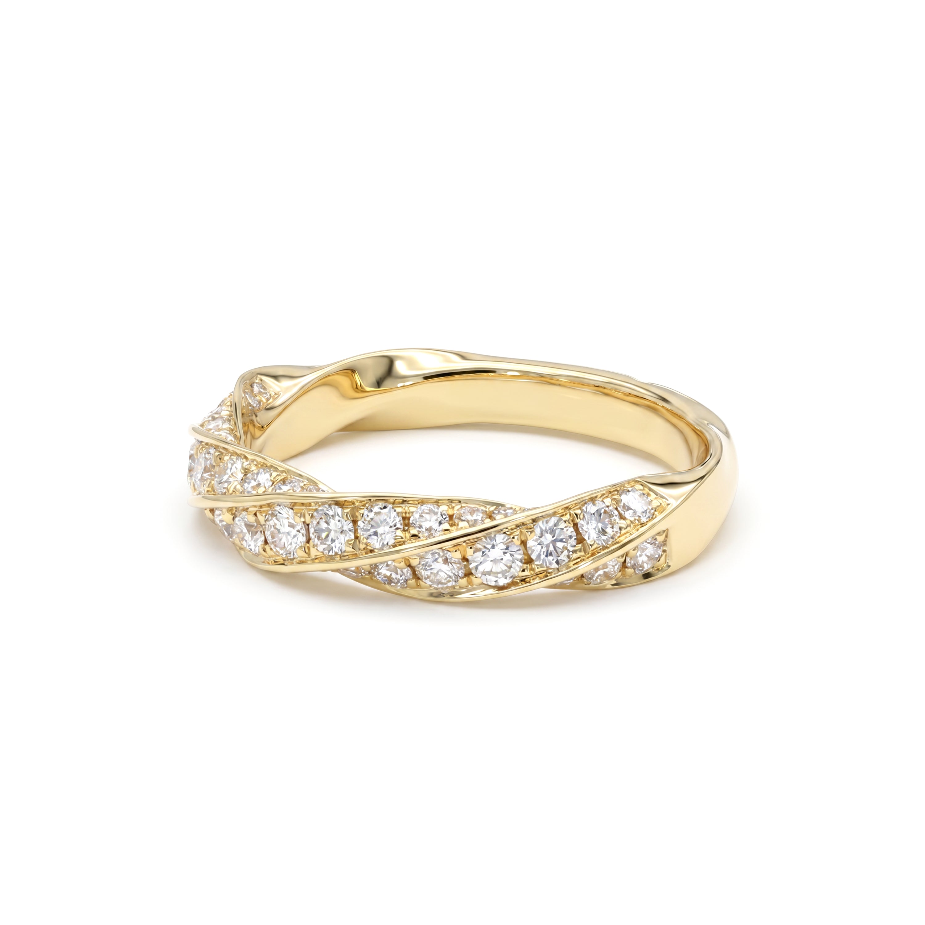 Natural White Diamond Band