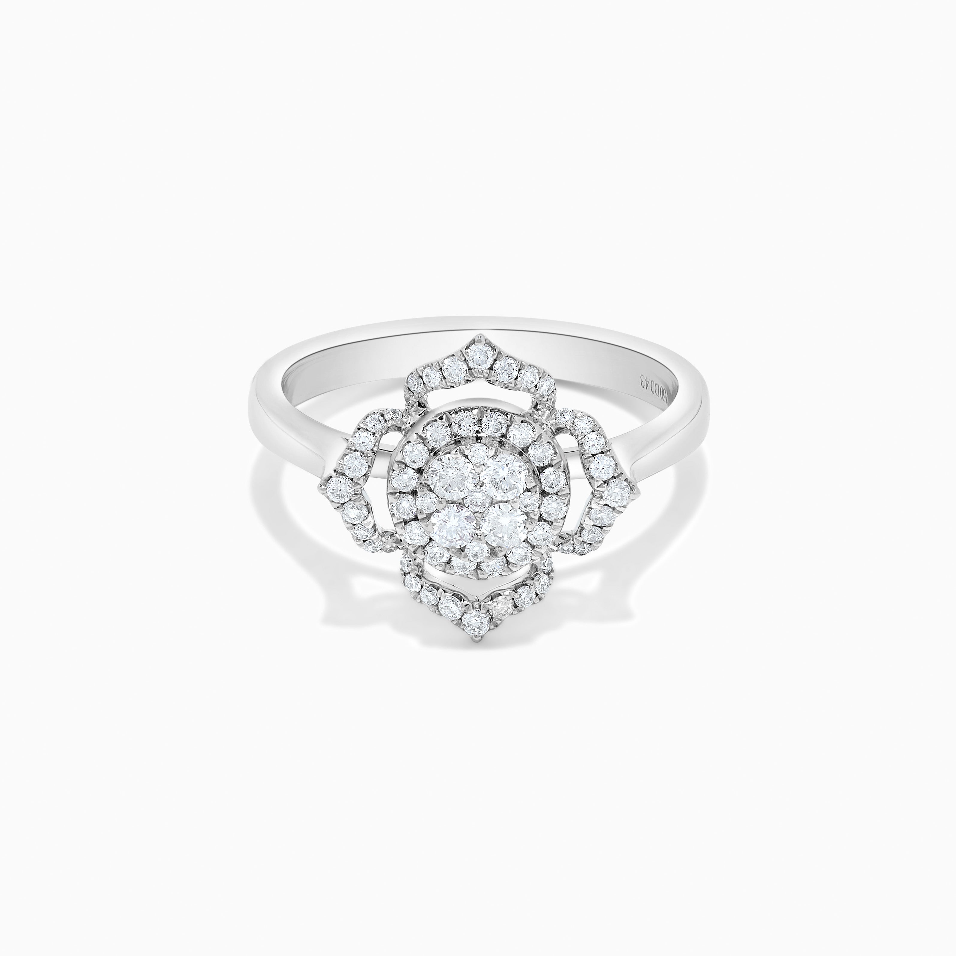 White Diamond White Gold Ring JRWM95GX