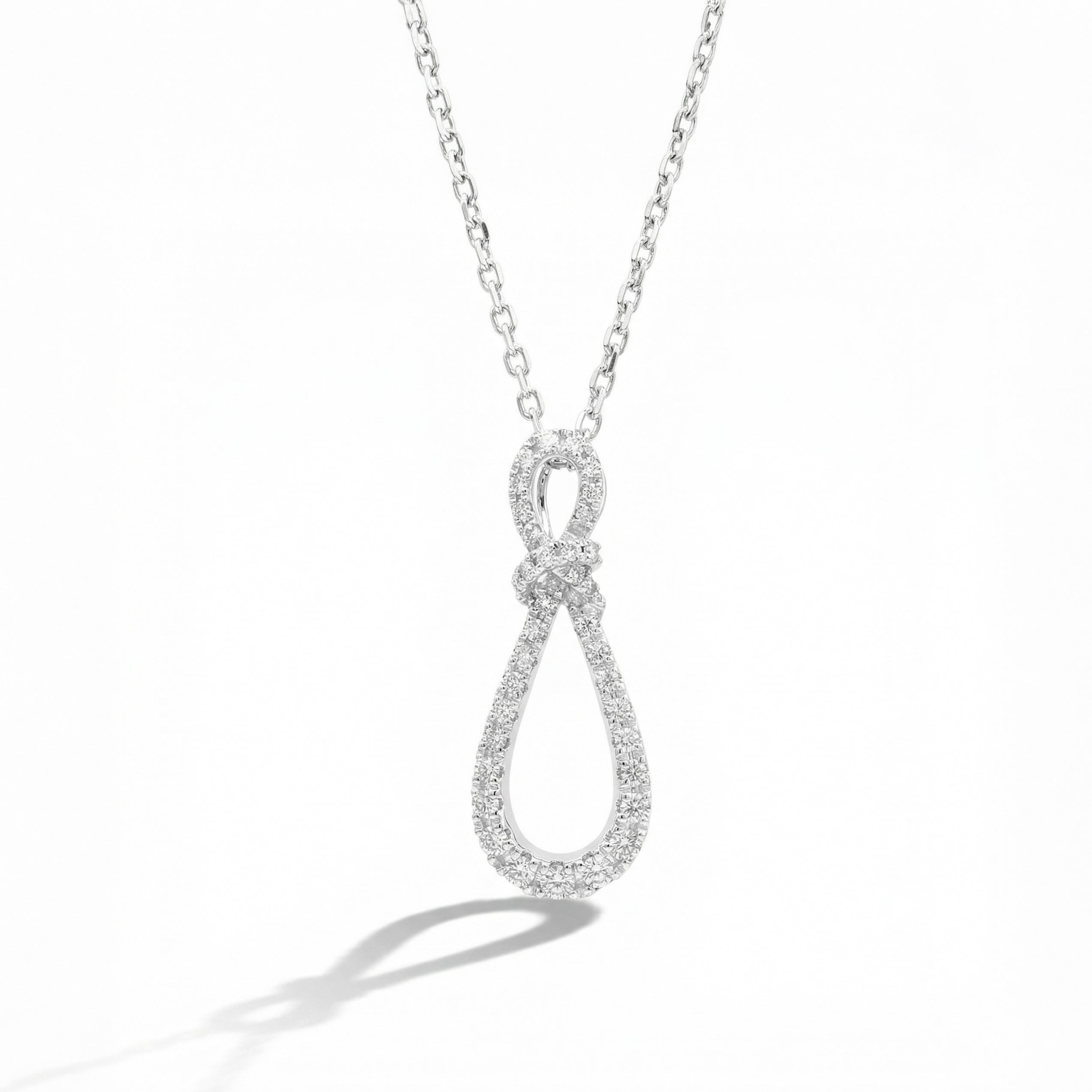 Natural Diamond Loop Necklace product image 1