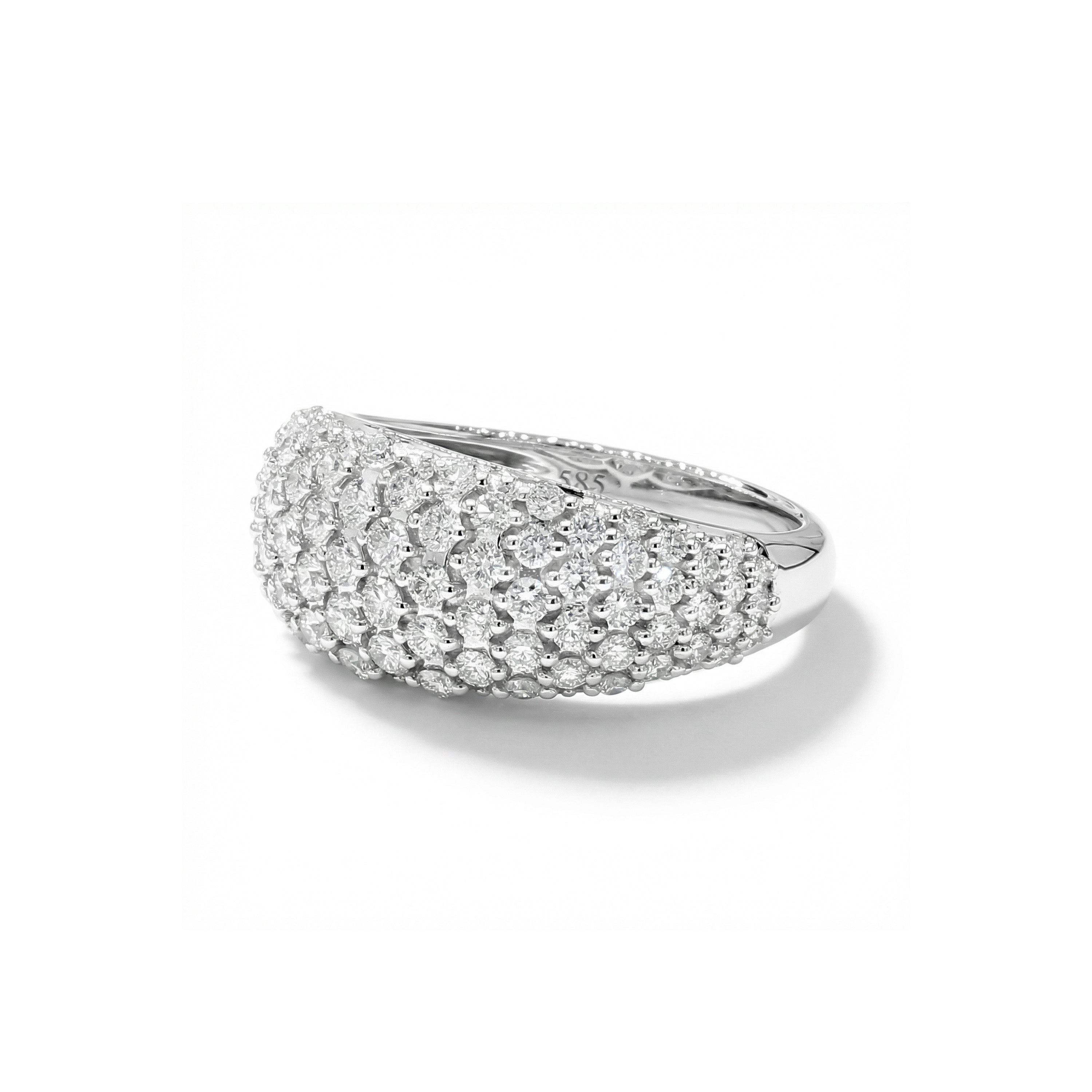 Natural White Diamond Ring product image 2