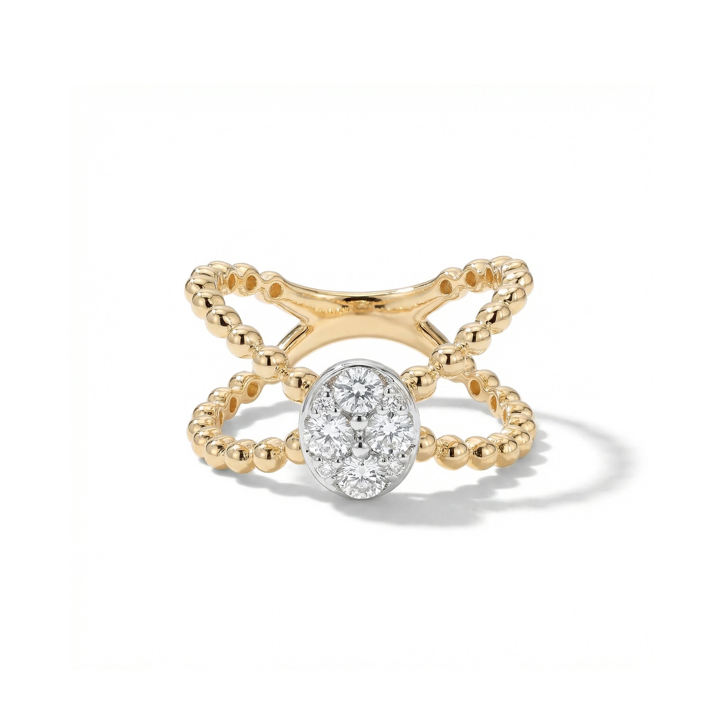 Natural White Diamond Pavé Ring product image 1