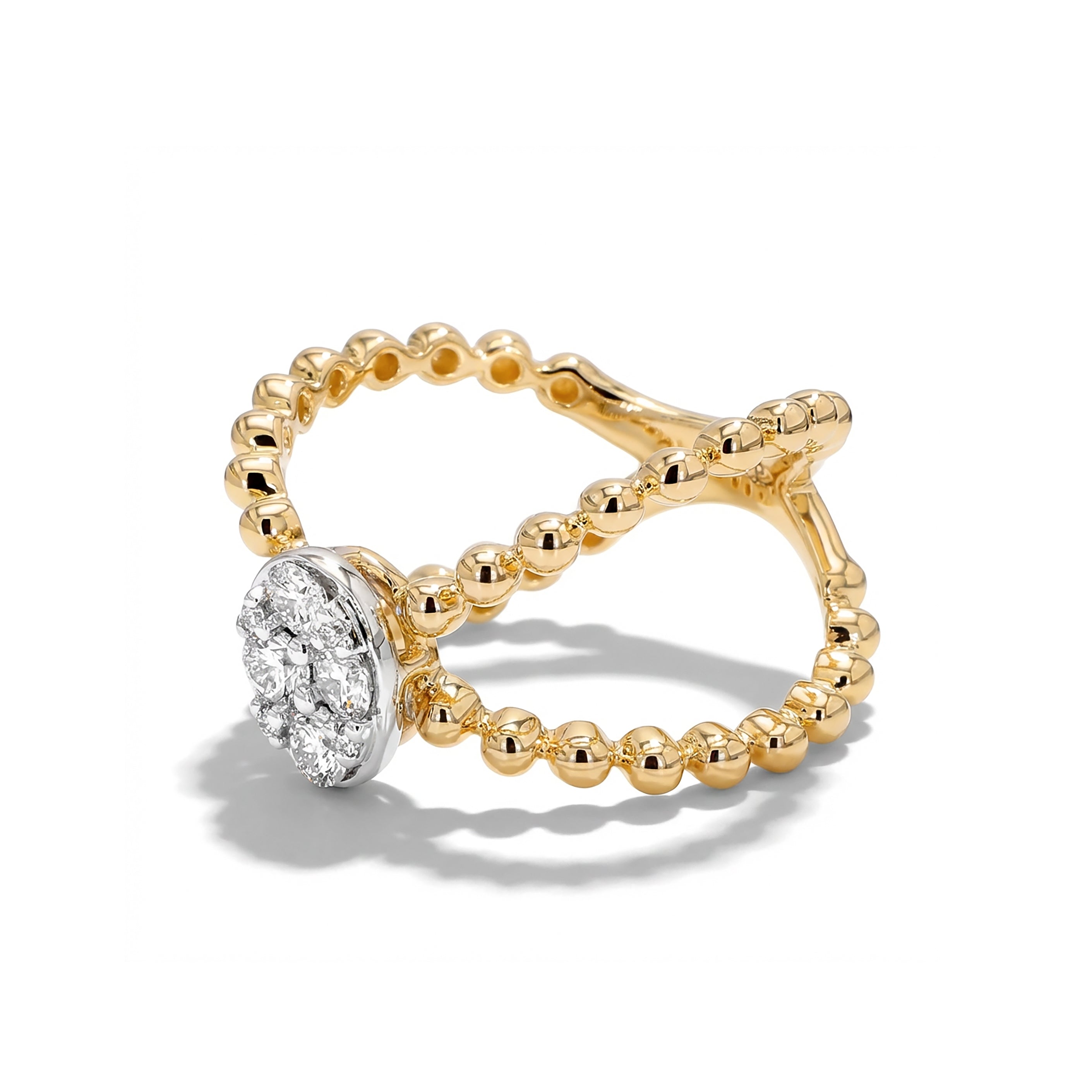 Natural White Diamond Pavé Ring product image 2
