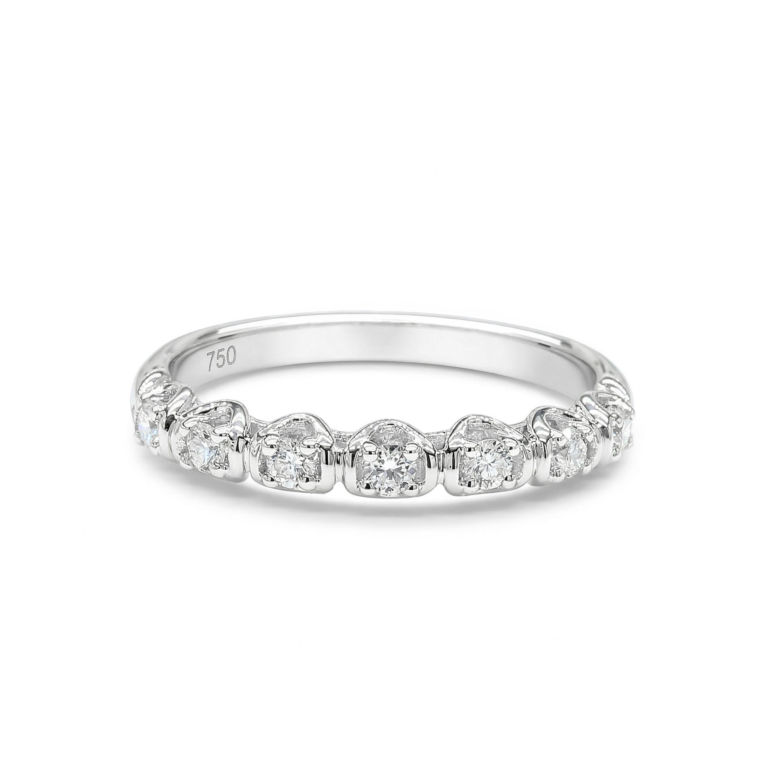 Natural White Round Diamond Band product image 2