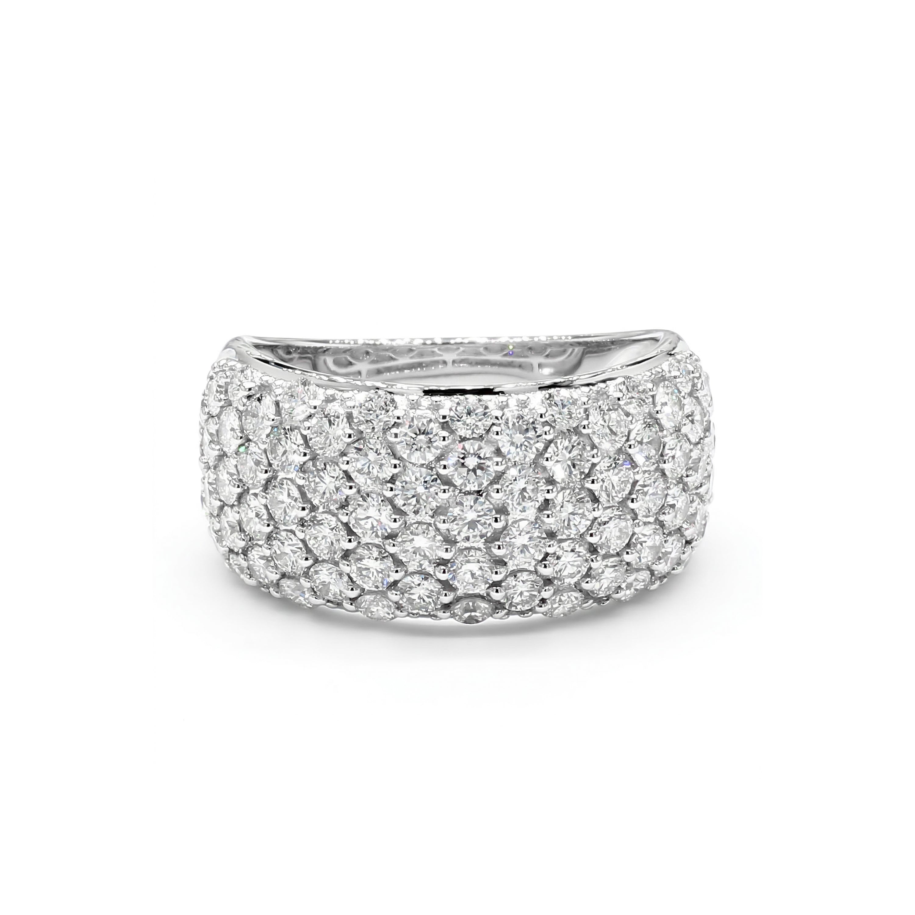 Natural White Diamond Pavé Ring product image 1