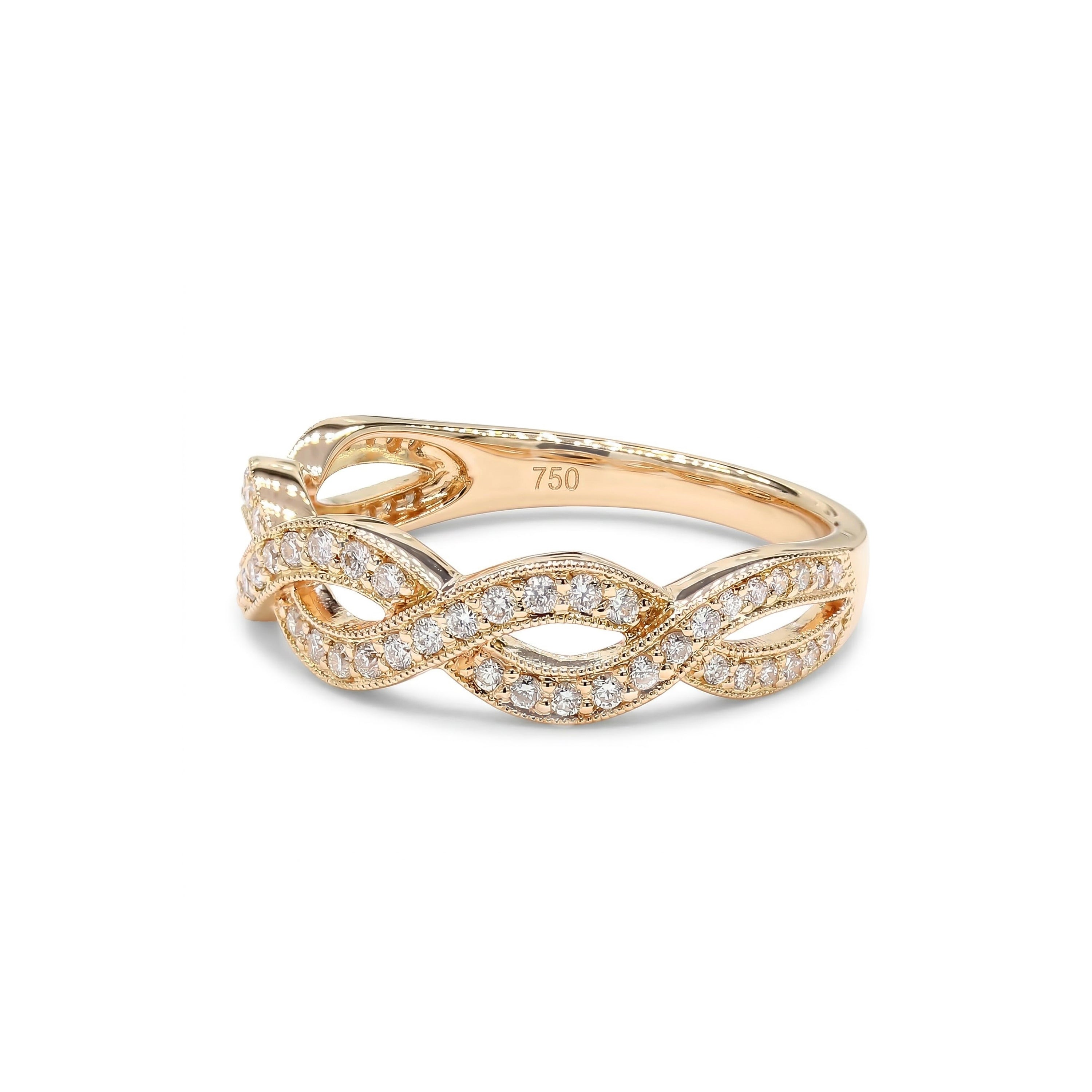 Natural White Round Diamond Band product image 2