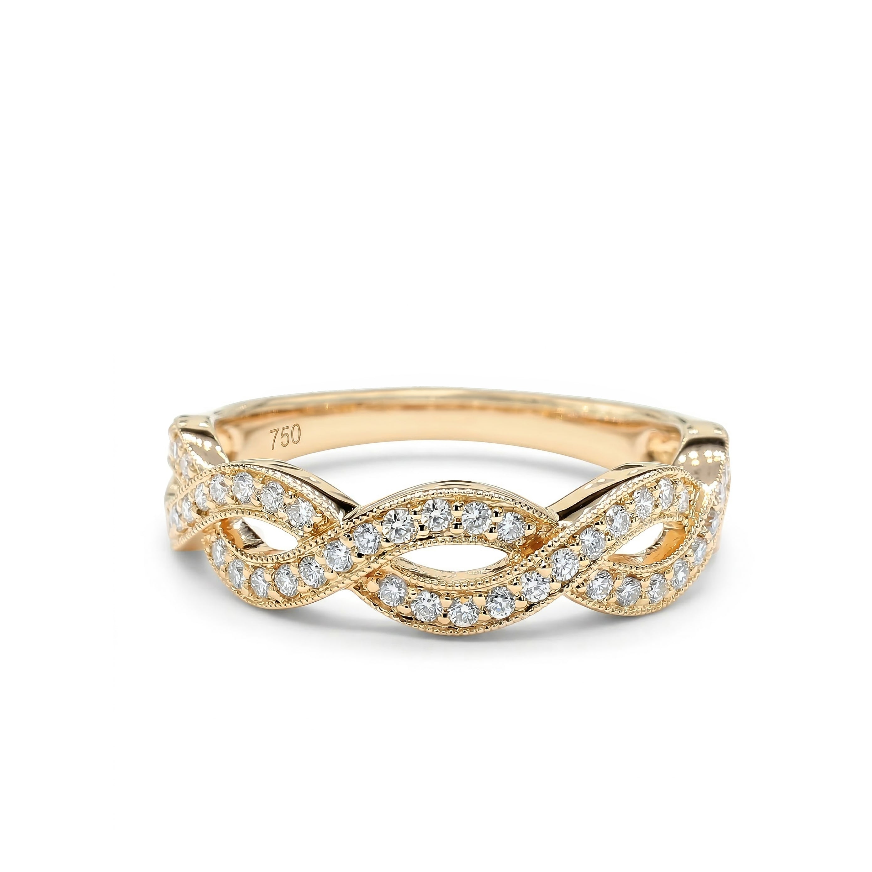 Natural White Round Diamond Band product image 1
