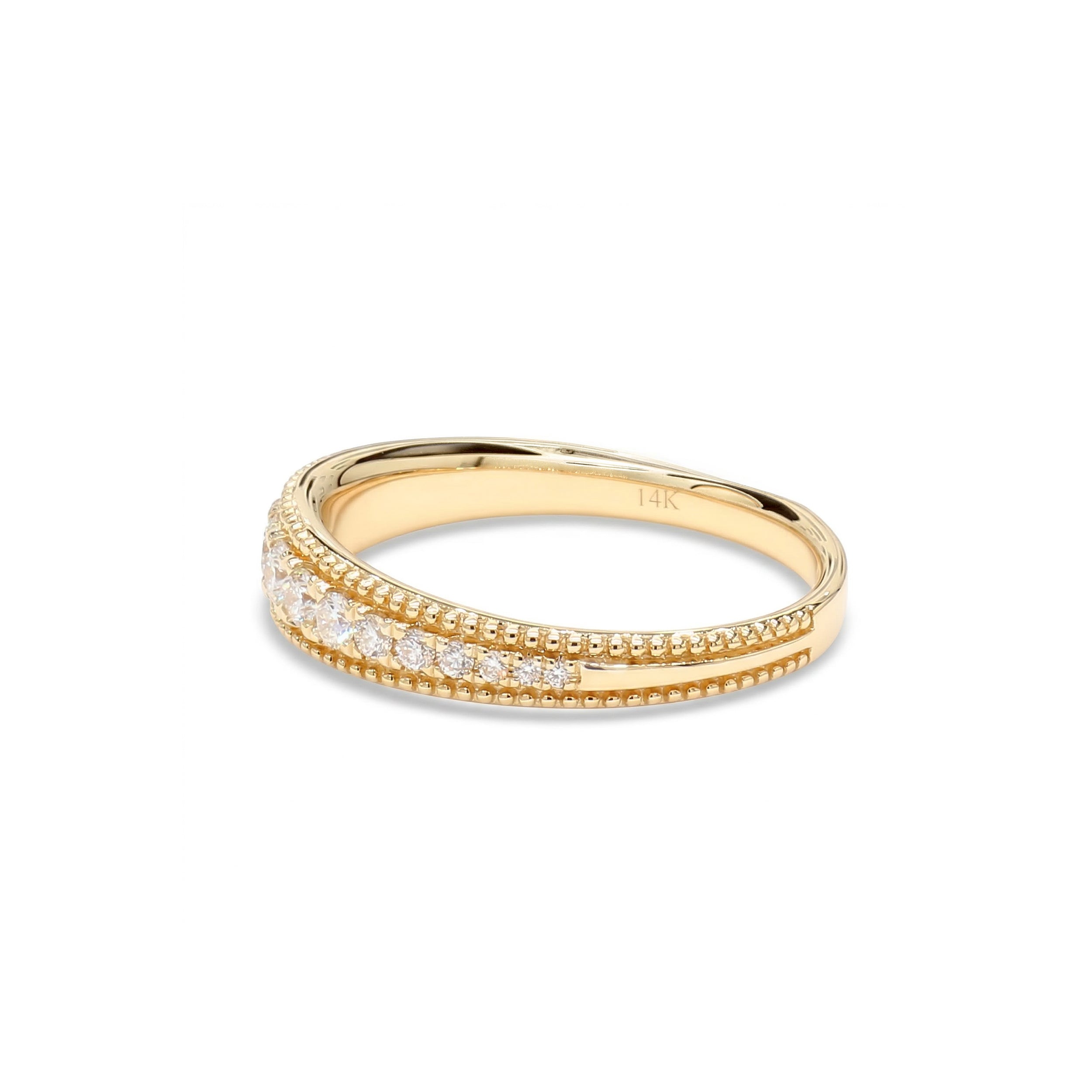 Natural White Round Diamond Ring product image 2