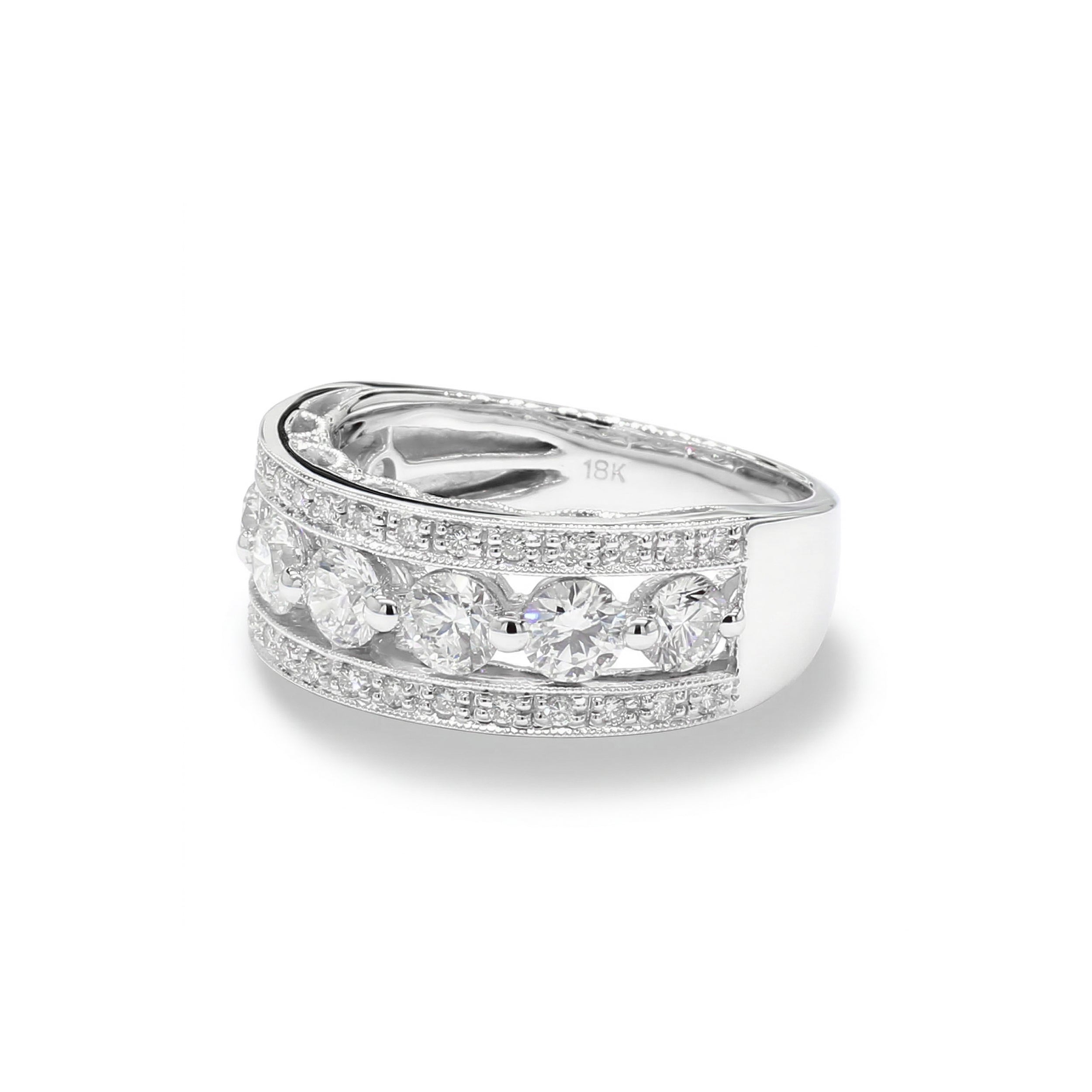 Natural White Round Diamond Ring product image 2