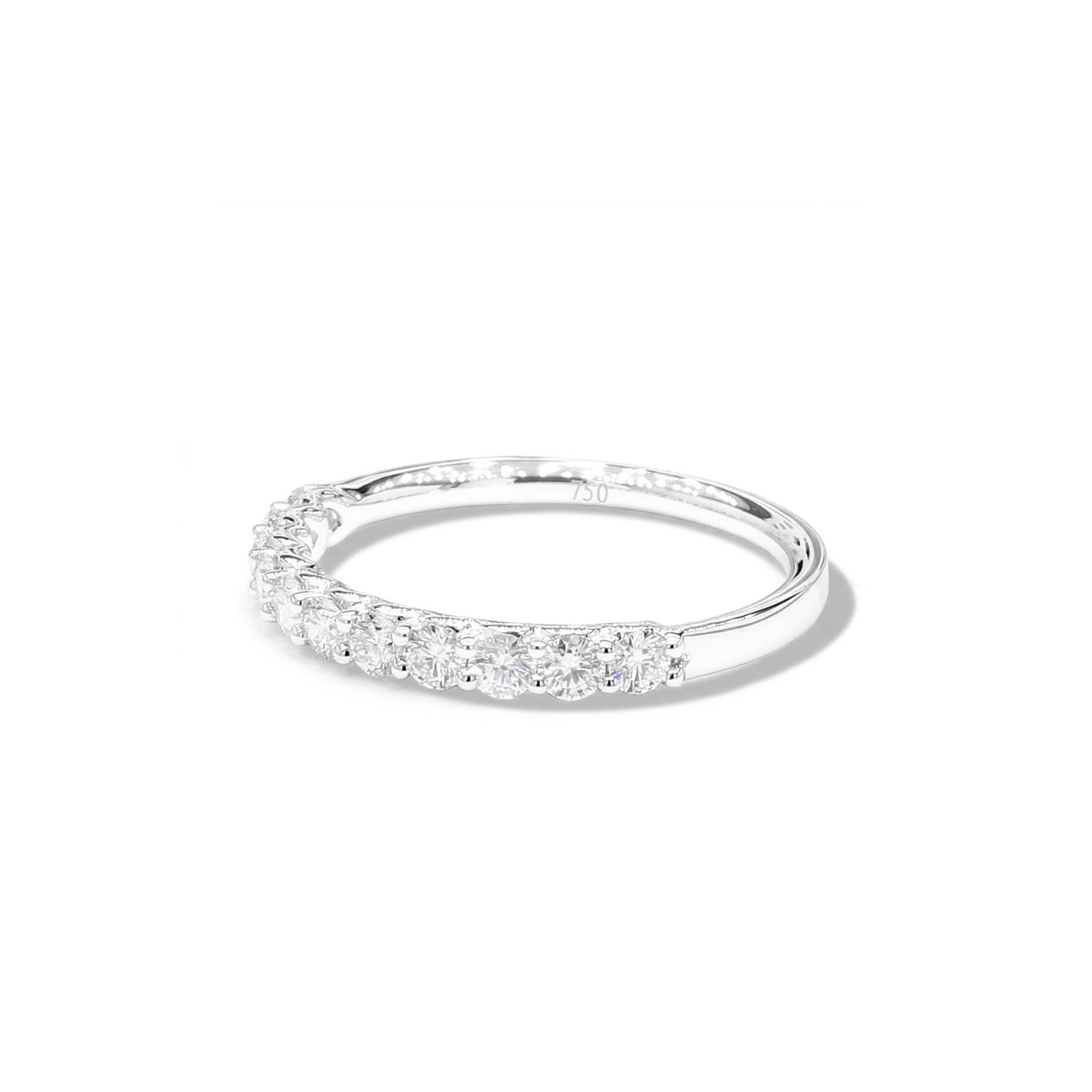 Natural Diamond White Gold Band product image 2