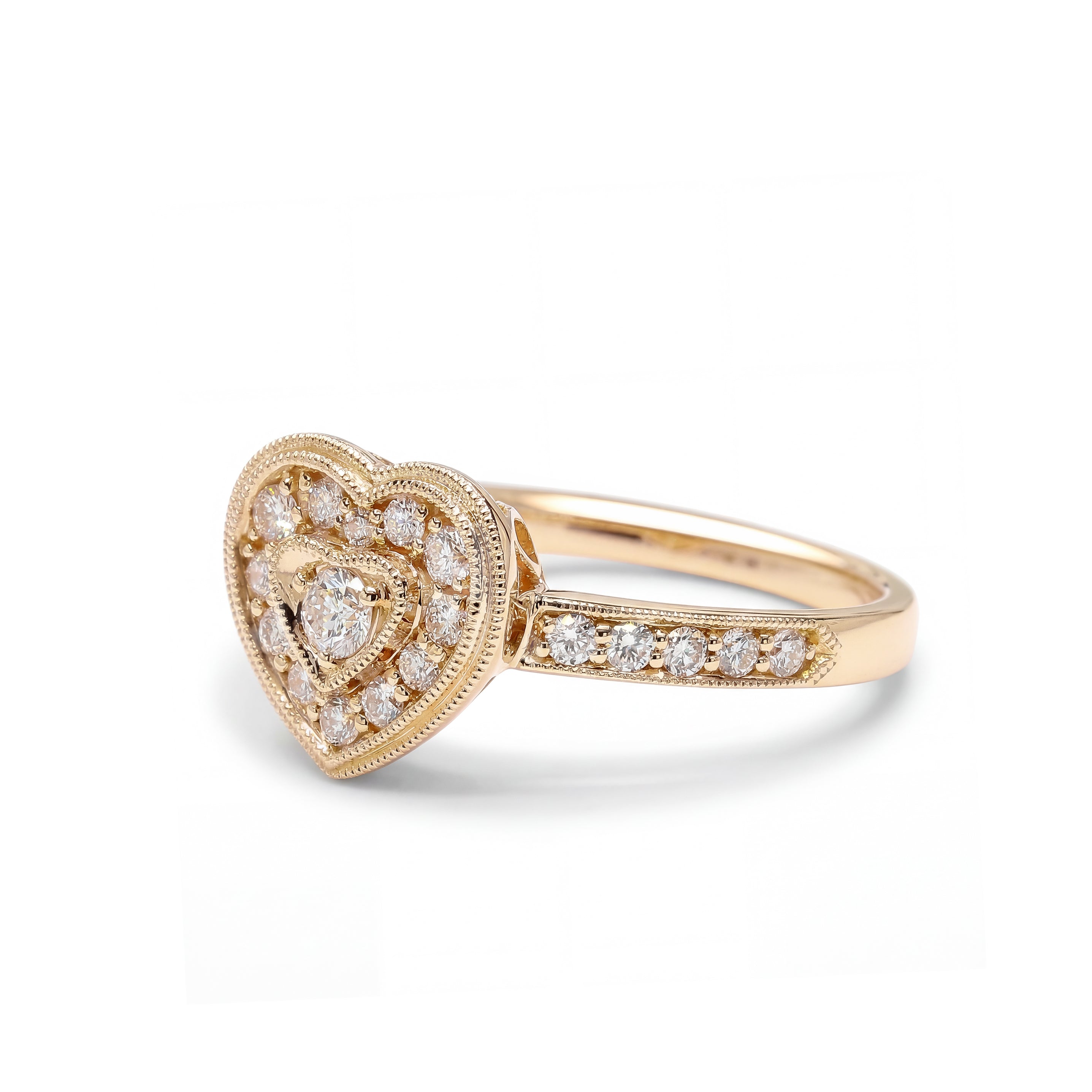 Natural Diamond Heart Ring product image 2