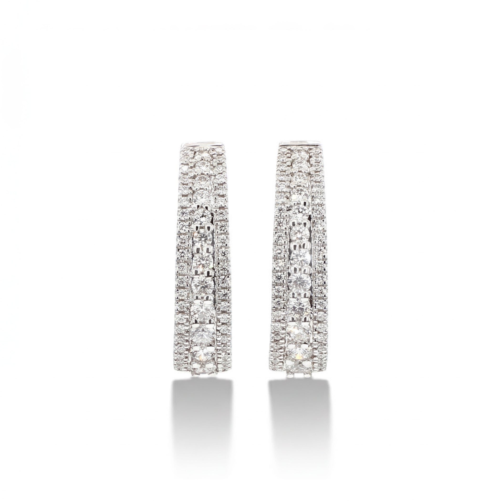 Natural Diamond Hoop Earrings product image 1